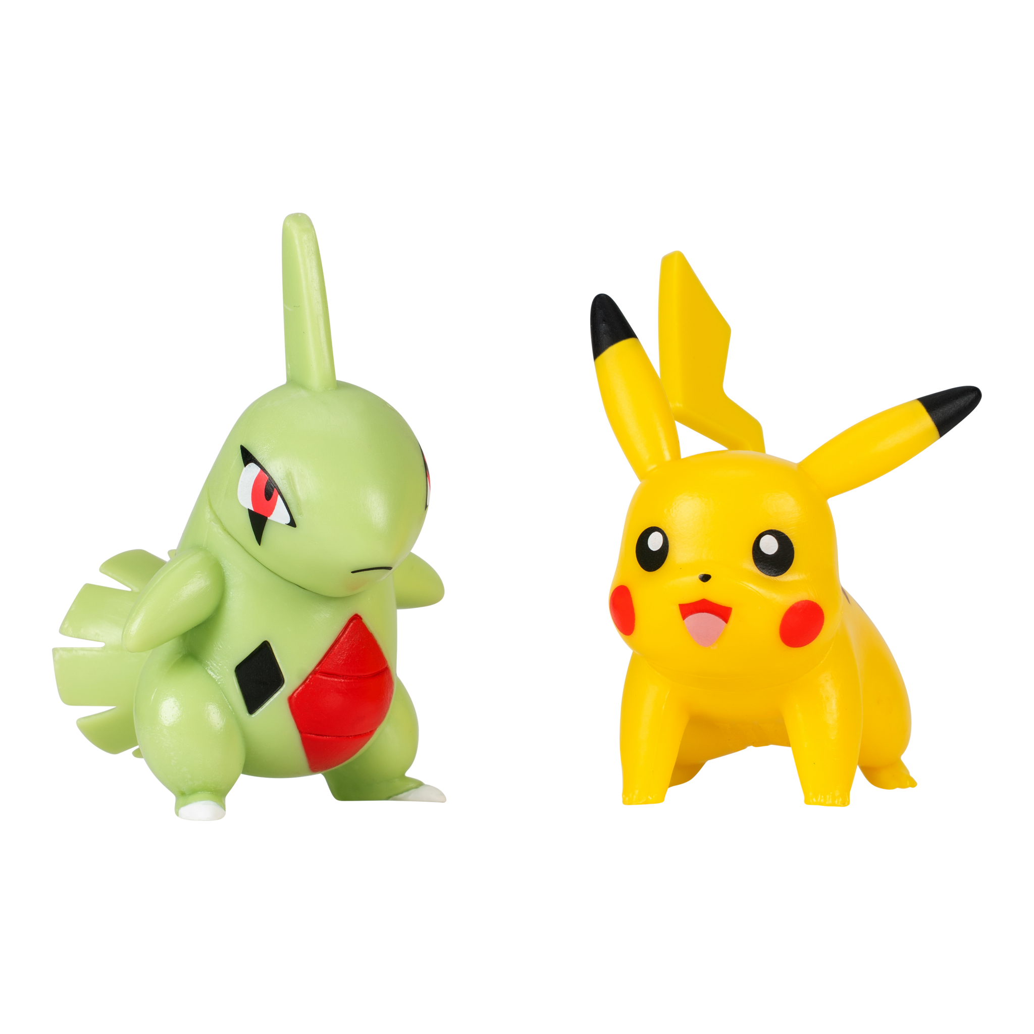 Jazwares Pokémon Battle Disc Showdown Game Pikachu & Larvitar