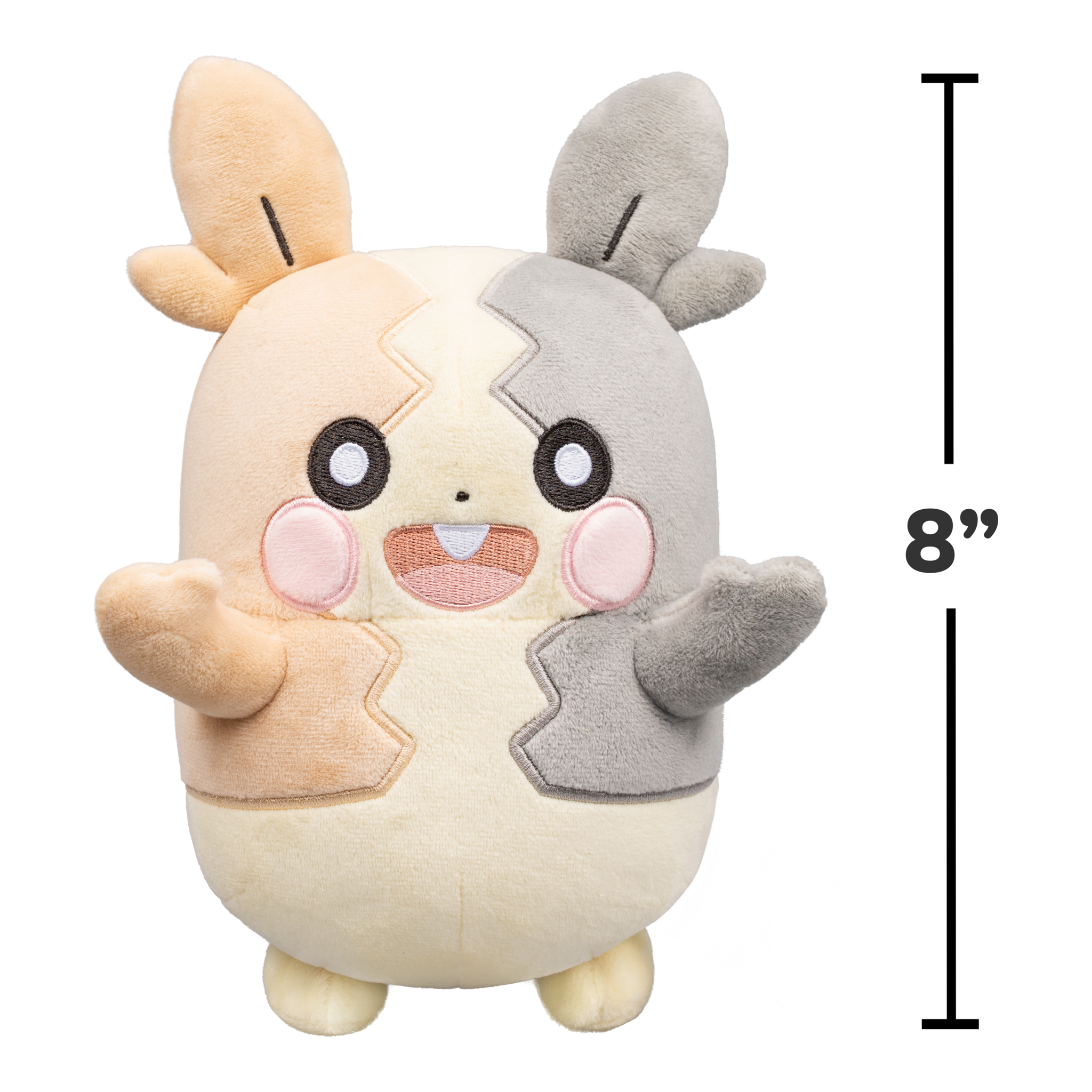 Pokémon 30th Anniversary Pastel Morpeko Full Belly Plush 8in