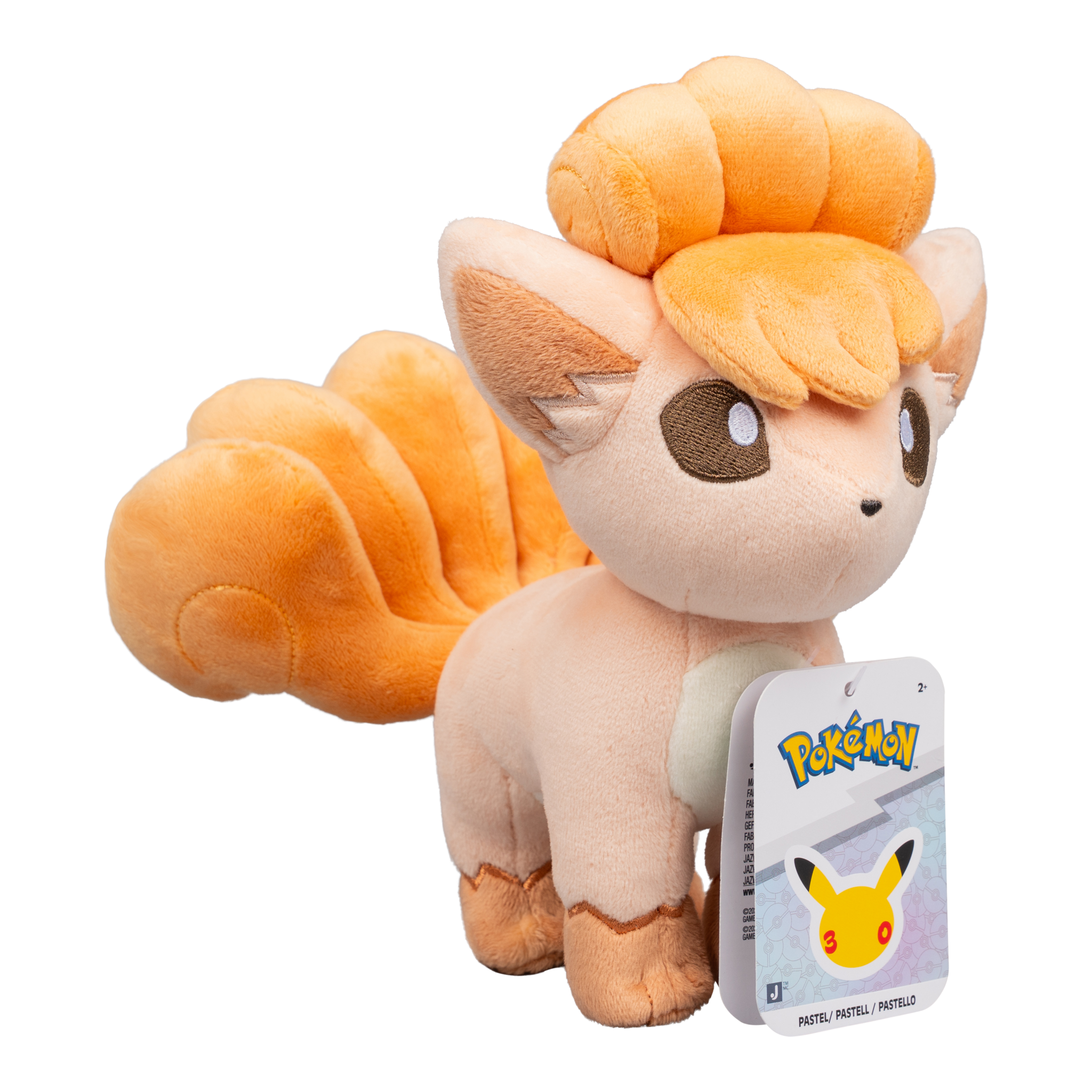 Pokémon 30th Anniversary Pastel Vulpix Plush 8 Inch