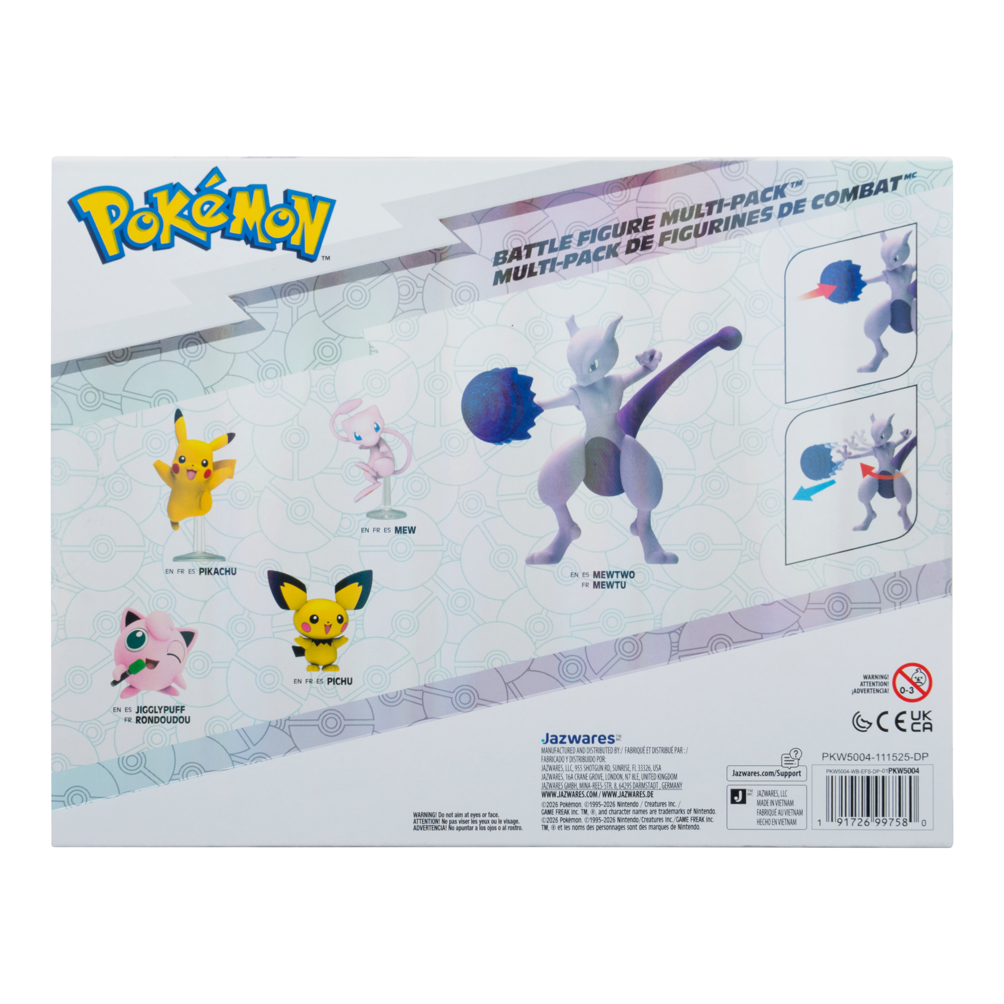 Pokémon 30th Anniversary Battle Figure 5-Pack
