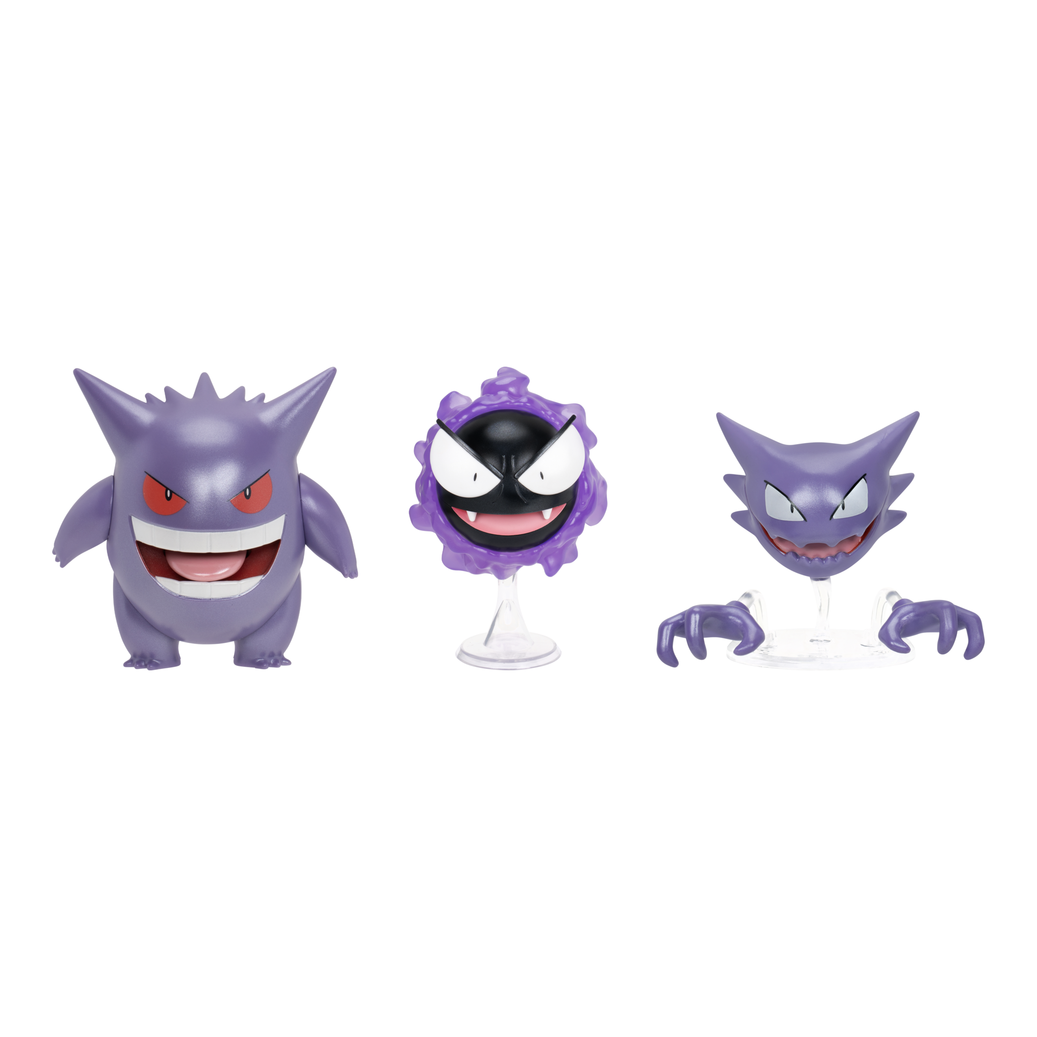 Pokémon Select Evolution Multipack Gastly, Haunter & Gengar Figures