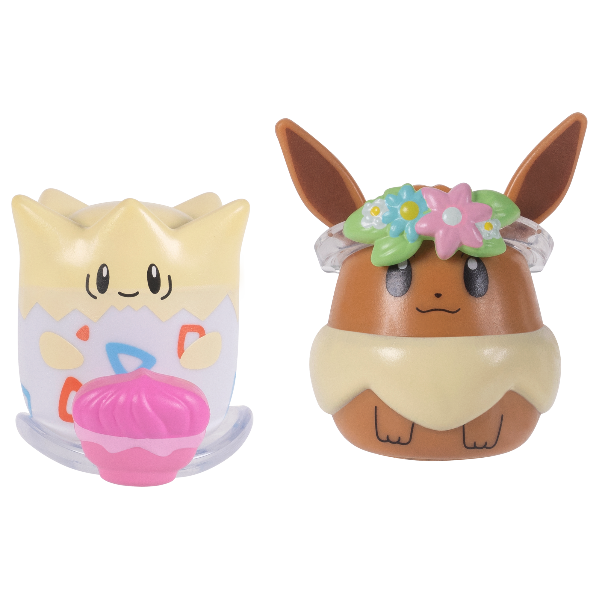 Pokémon Squish-a-longs 4-Pack – Eevee, Chansey, Togepi & Rowlet