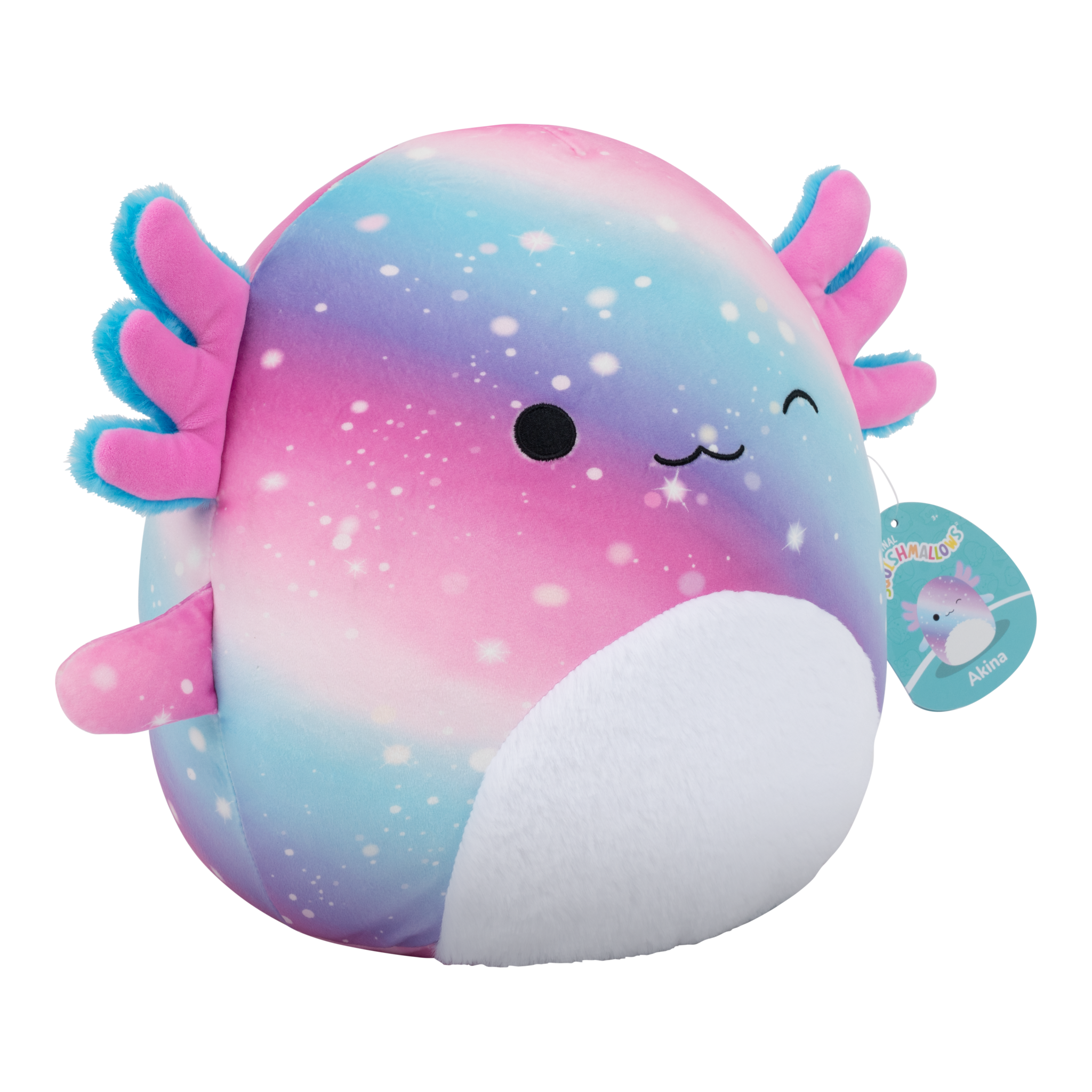 Squishmallows Akina the Axolotl 12-Inch Sleepamallows Plush