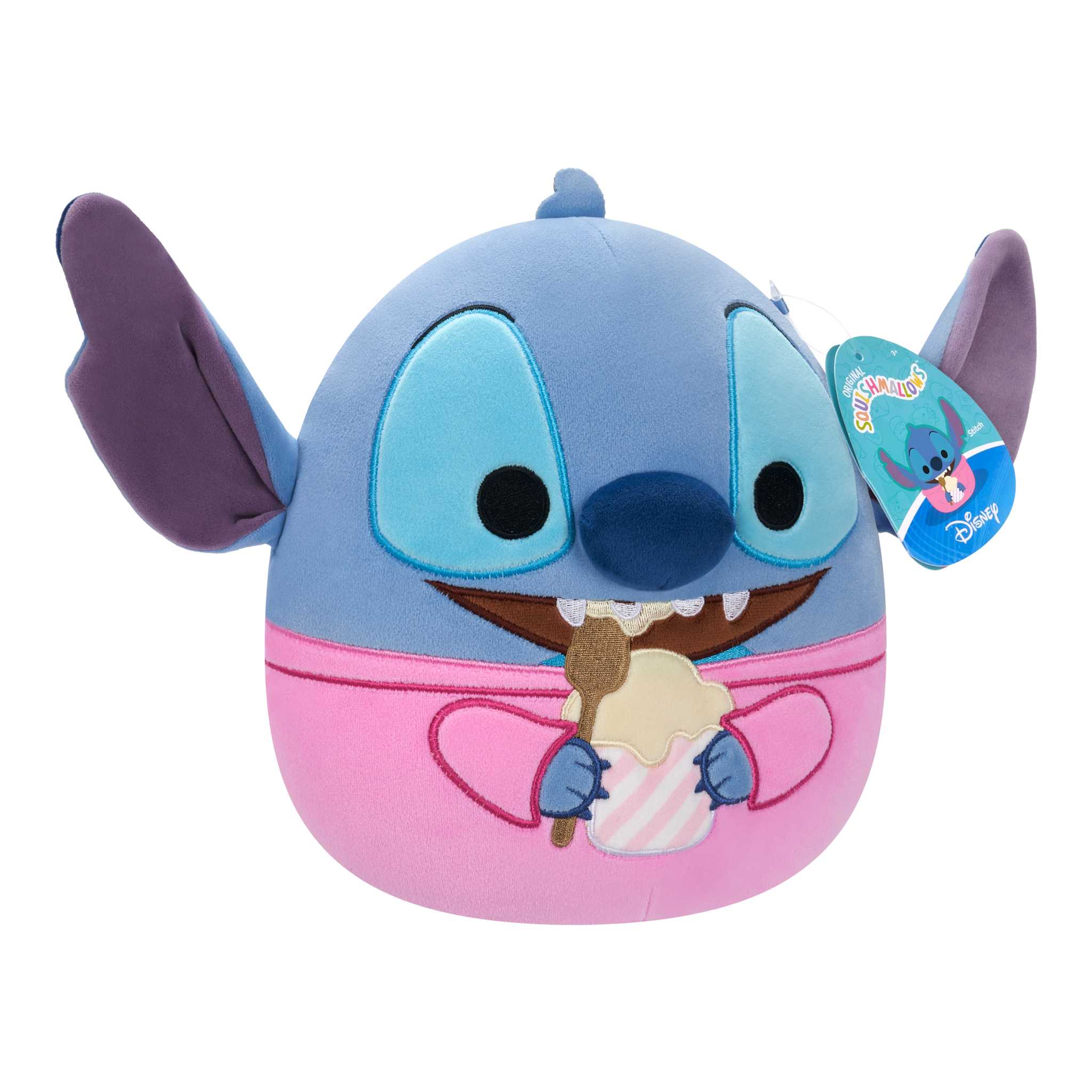 Squishmallows Disney Stitch Eating Ice Cream 8-Inch Plush