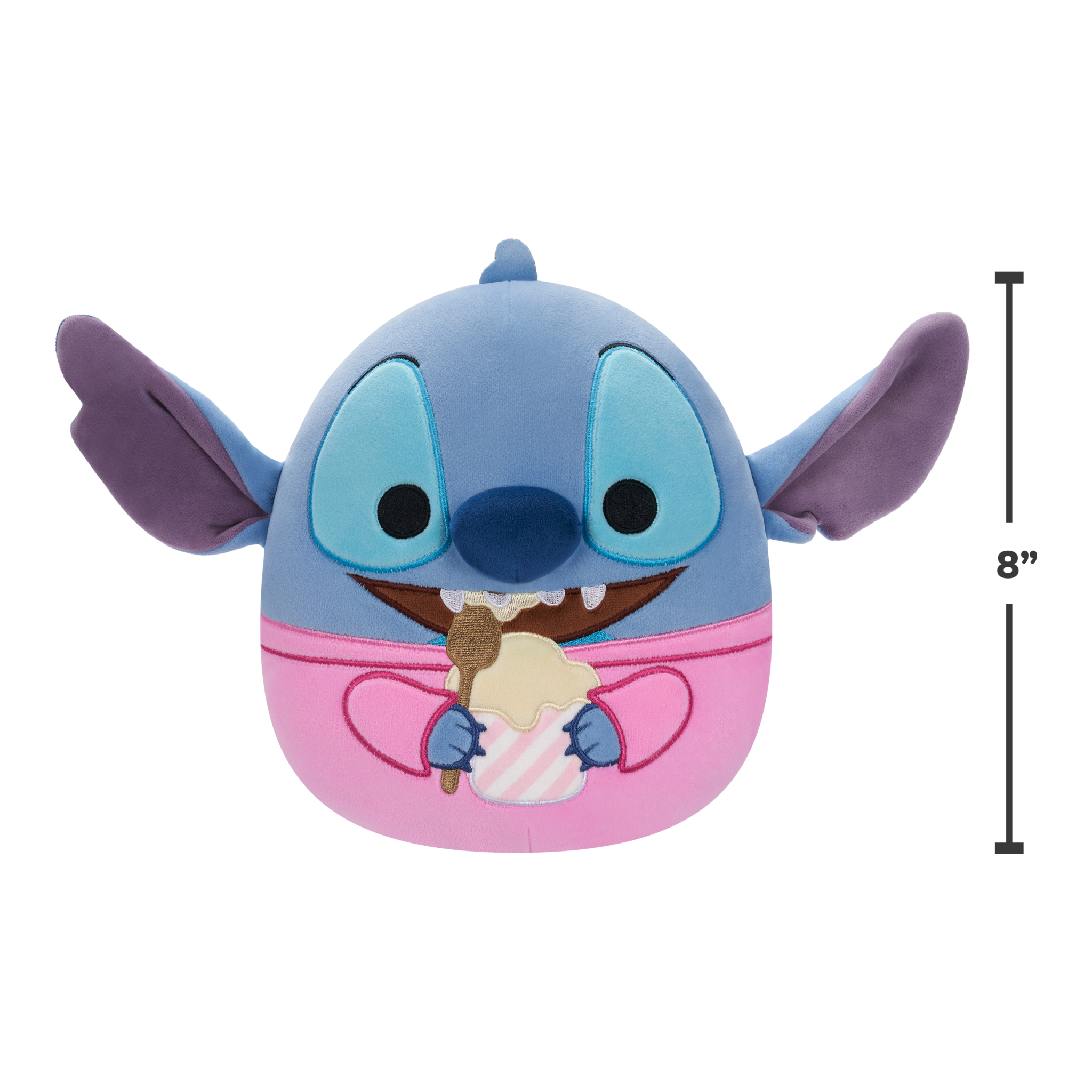 Squishmallows Disney Stitch Eating Ice Cream 8-Inch Plush