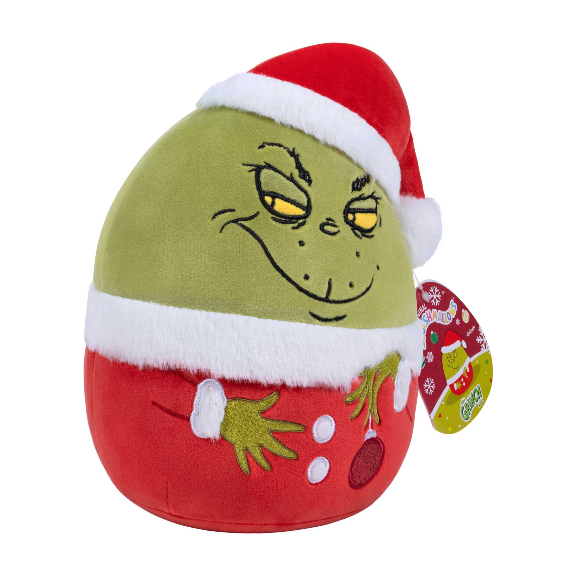 Squishmallows The Grinch in Santa Hat 8-Inch Plush