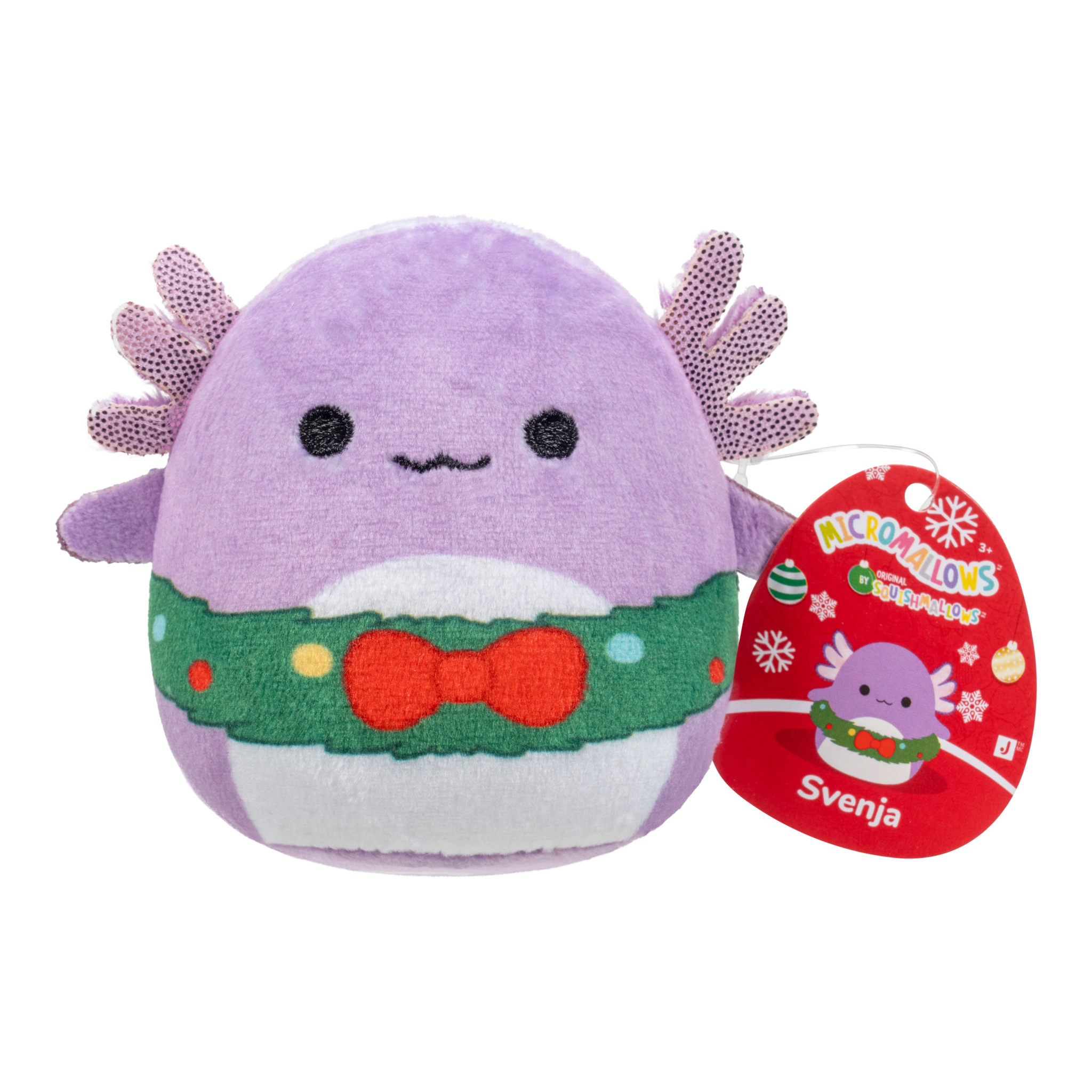 Squishmallows Micromallows Holiday Stocking with 4 Plush Toys