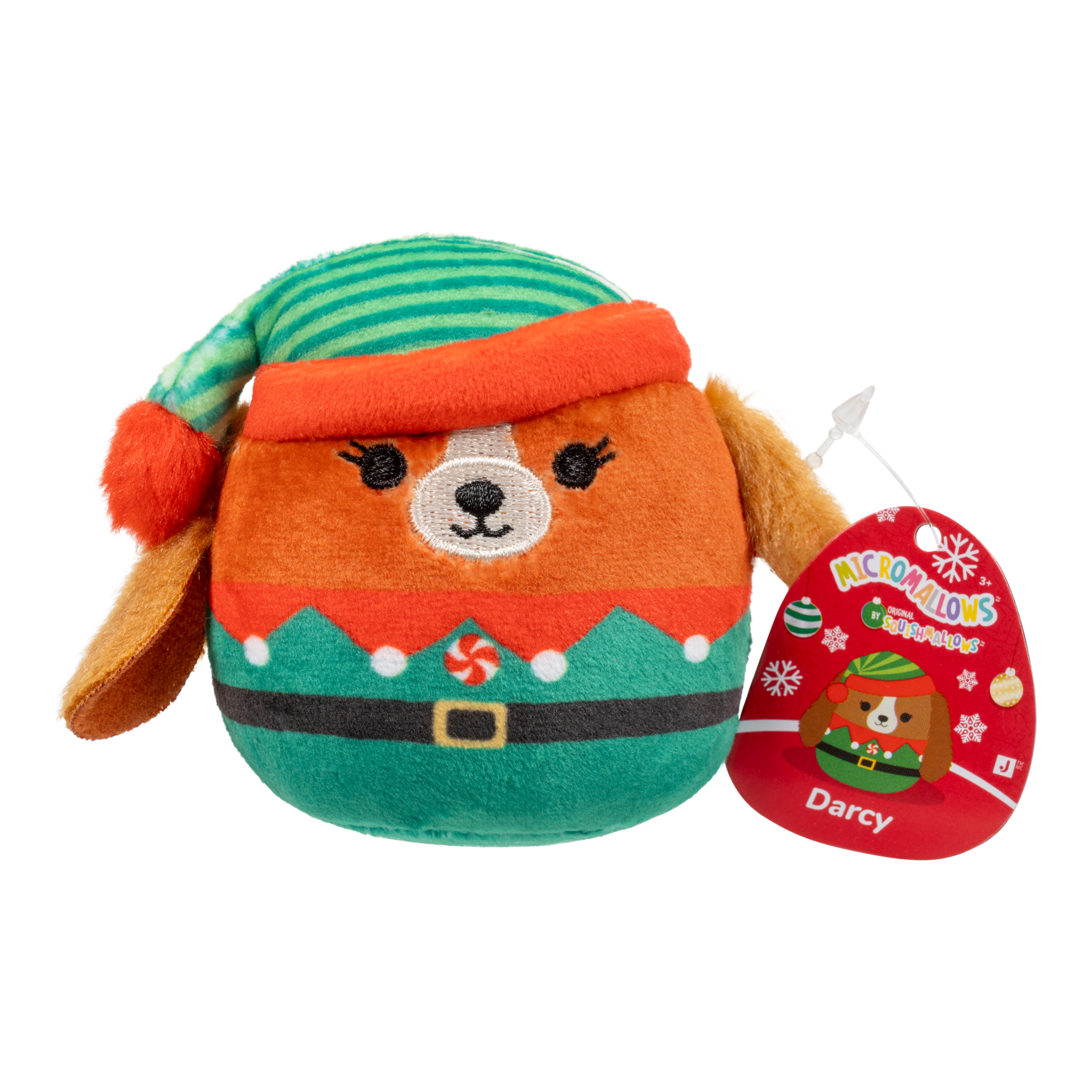 Squishmallows Micromallows Holiday Stocking with 4 Plush Toys