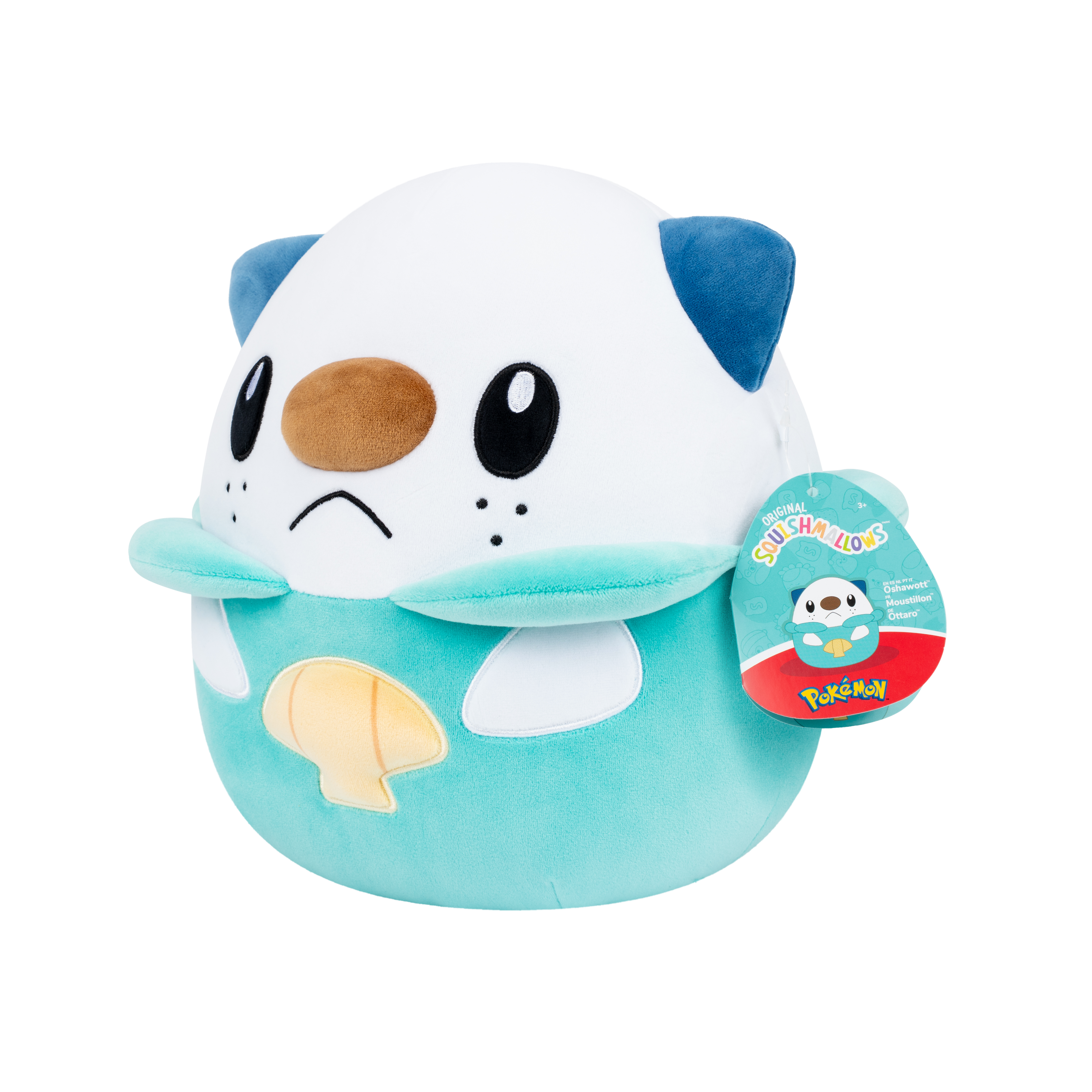 Squishmallows Pokémon Oshawott 10-Inch Plush