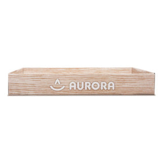 Aurora Wooden-Effect Counter Display Unit (Empty)