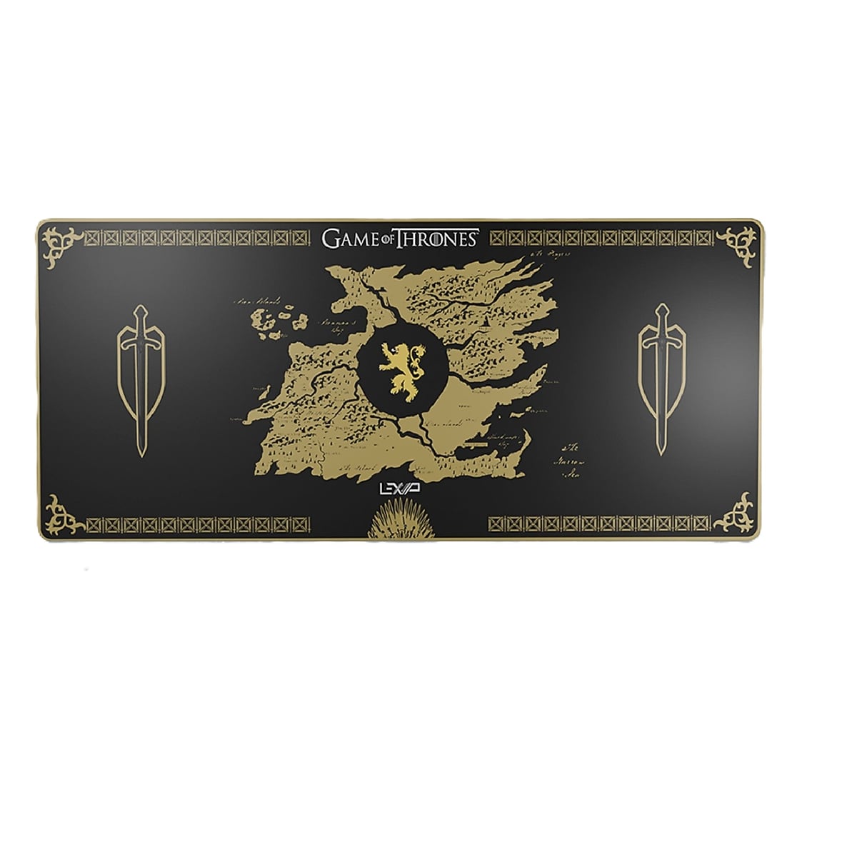 Lexip x Tsume Game of Thrones Lannister XXL Mouse Pad - Black