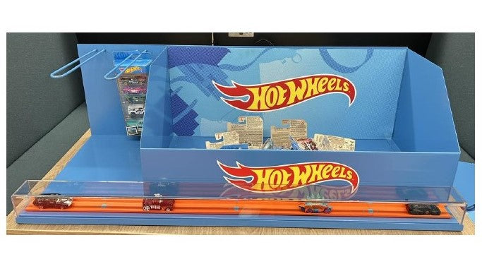 Hot Wheels Small Permanent Retail Display Unit – Empty