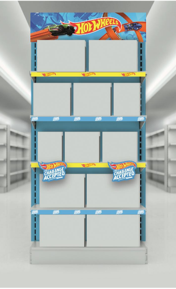 Hot Wheels Retail Dump Bin Display