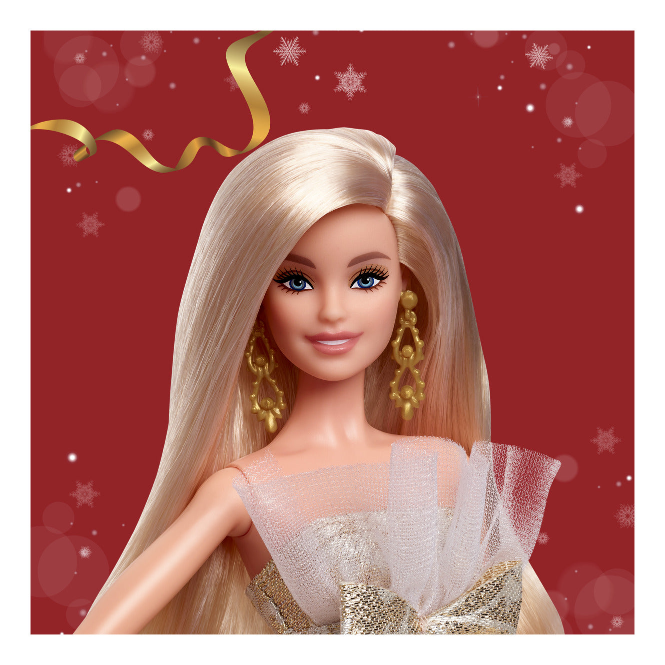 Barbie Signature 2025 Holiday Doll in Gold Gown