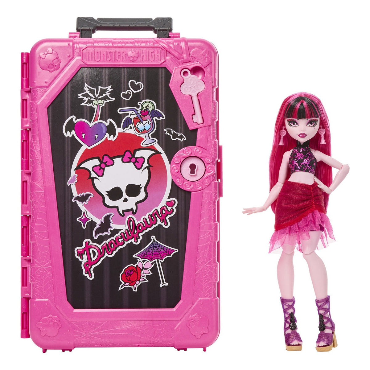 Monster High Skulltimate Secrets Gore-Geous Oasis Draculaura Doll and Playset