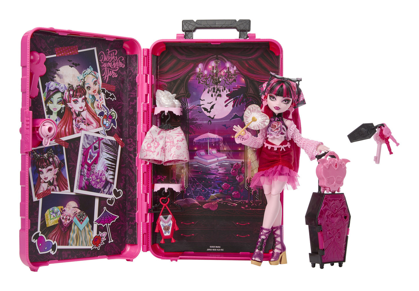 Monster High Skulltimate Secrets Gore-Geous Oasis Draculaura Doll and Playset