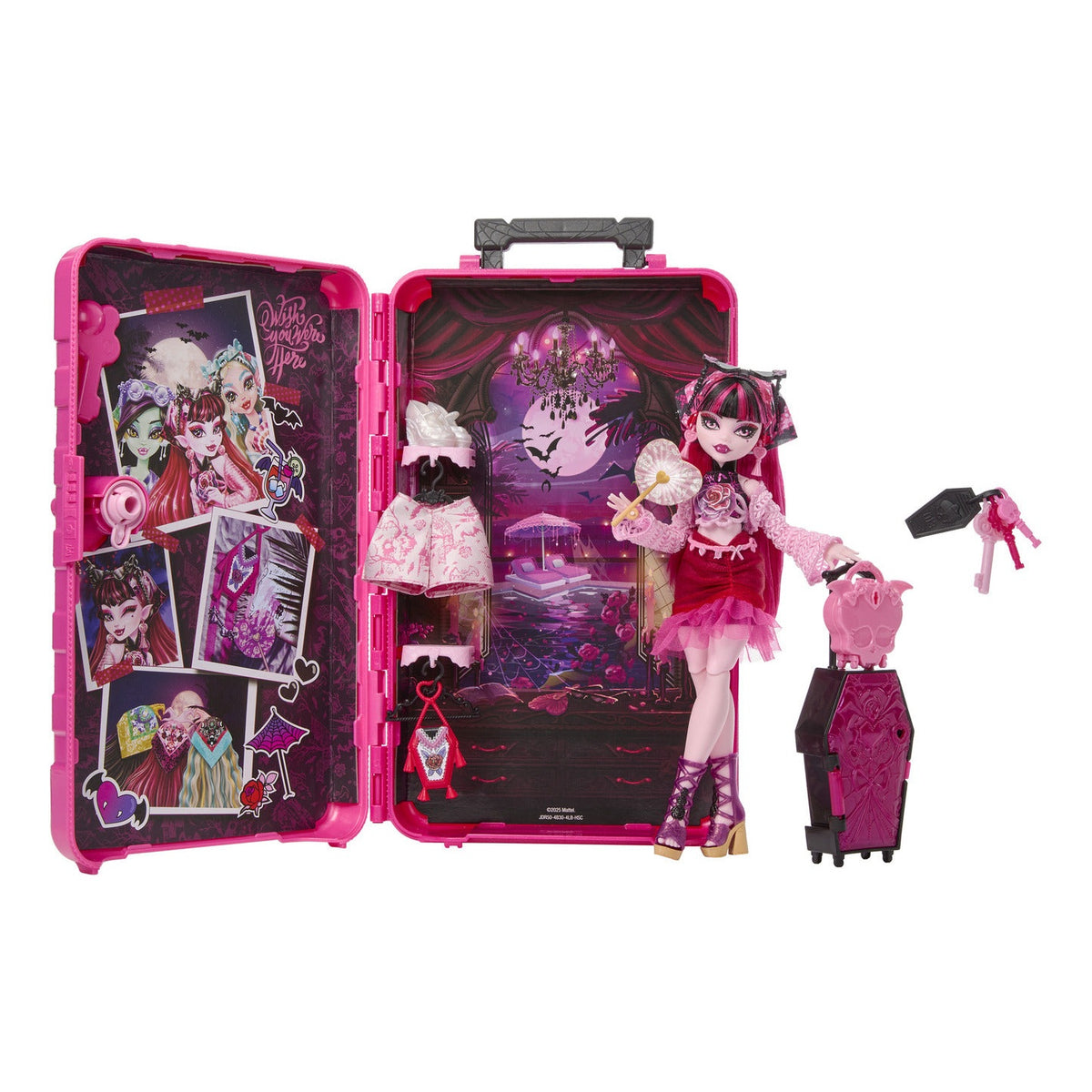 Monster High Skulltimate Secrets Gore-Geous Oasis Draculaura Doll and Playset