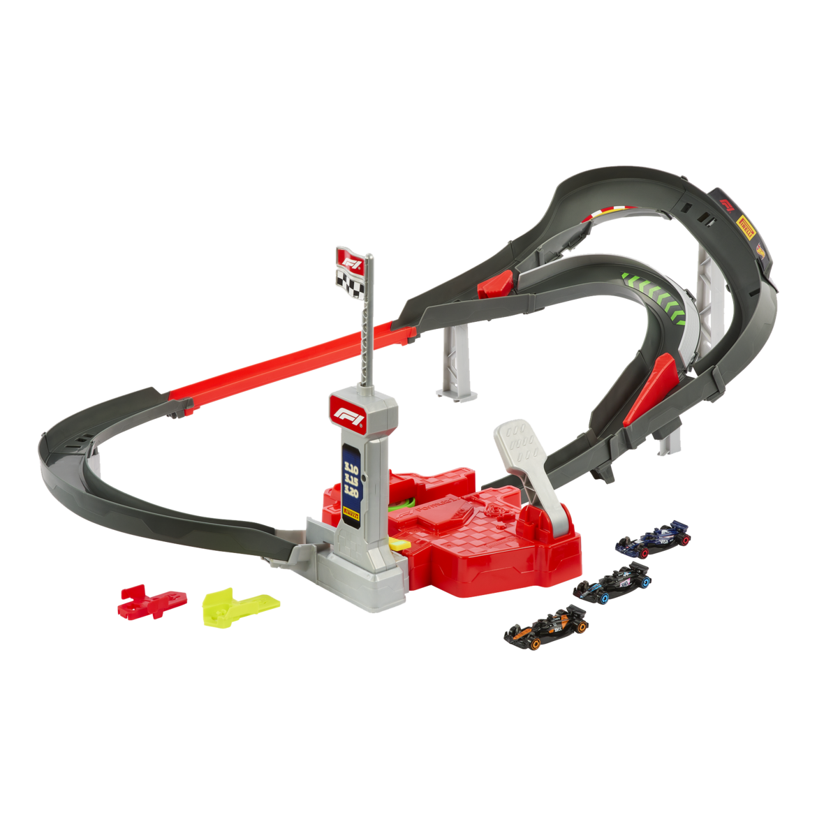 Hot Wheels Formula 1 Sprint Race Circuit Track Set with 3 Cars