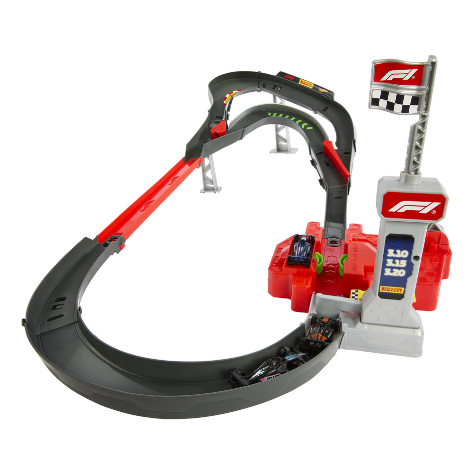Hot Wheels Formula 1 Sprint Race Circuit Track Set with 3 Cars
