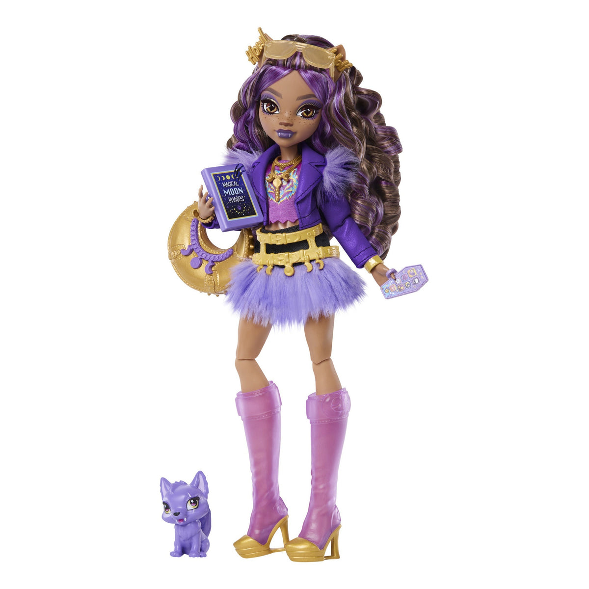 Monster High Clawdeen Wolf Core Fashion Doll with Crescent and Accessories