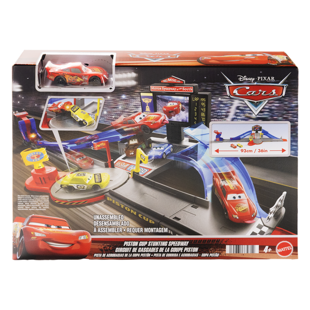 Mattel Disney Pixar Cars Piston Cup Stunting Speedway Playset