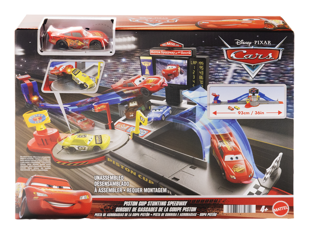 Mattel Disney Pixar Cars Piston Cup Stunting Speedway Playset