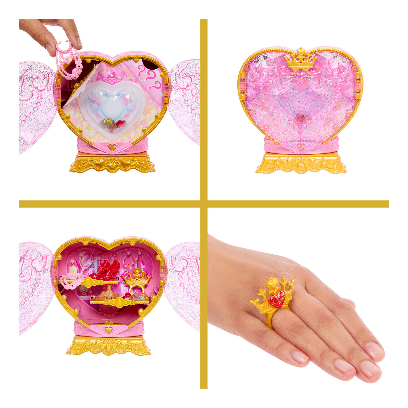 Mattel Disney Princess Jewel Reveal Belle Fashion Doll with 8 Surprises