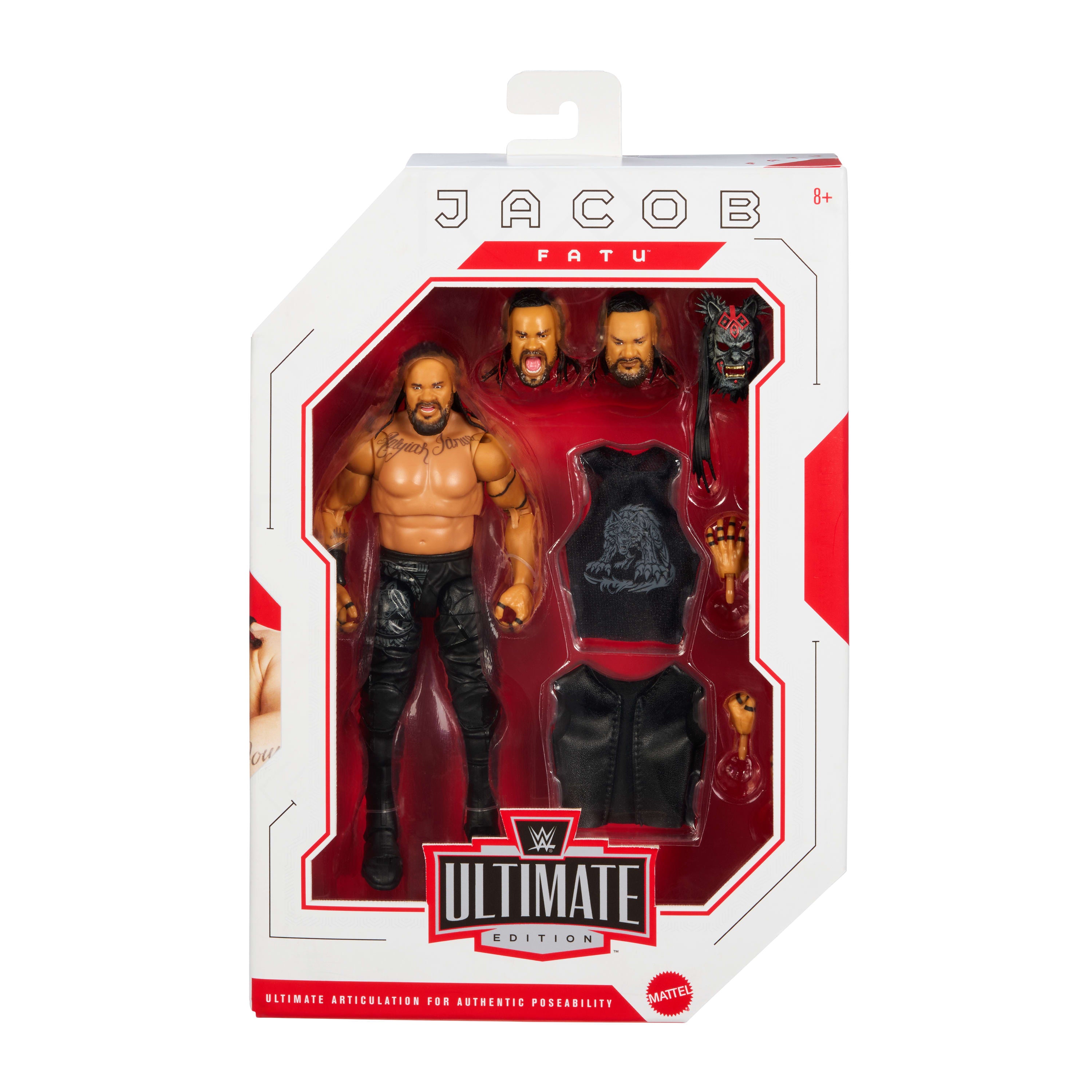 Mattel WWE Ultimate Edition Jacob Fatu Action Figure