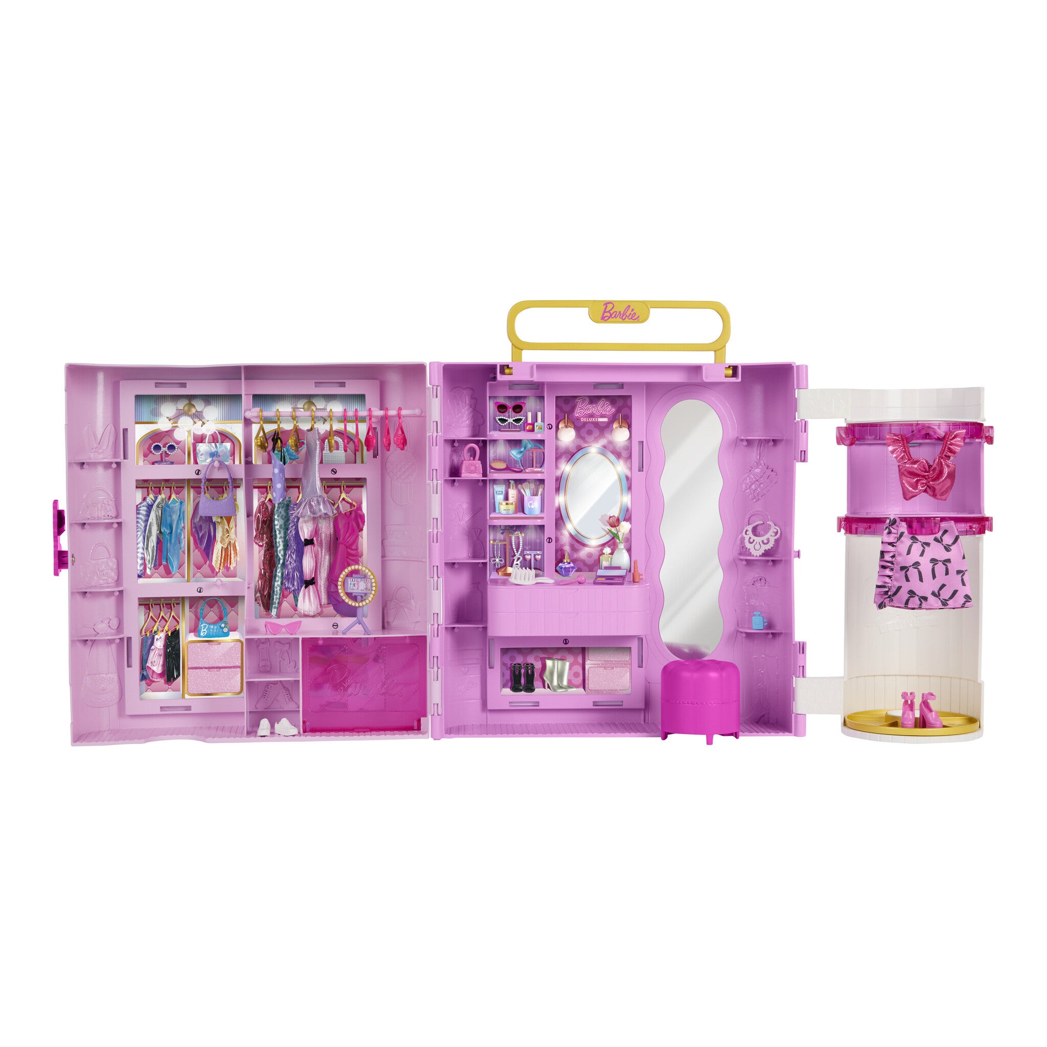 Barbie Deluxe Style Closet Playset with Spin & Style Dressing Room