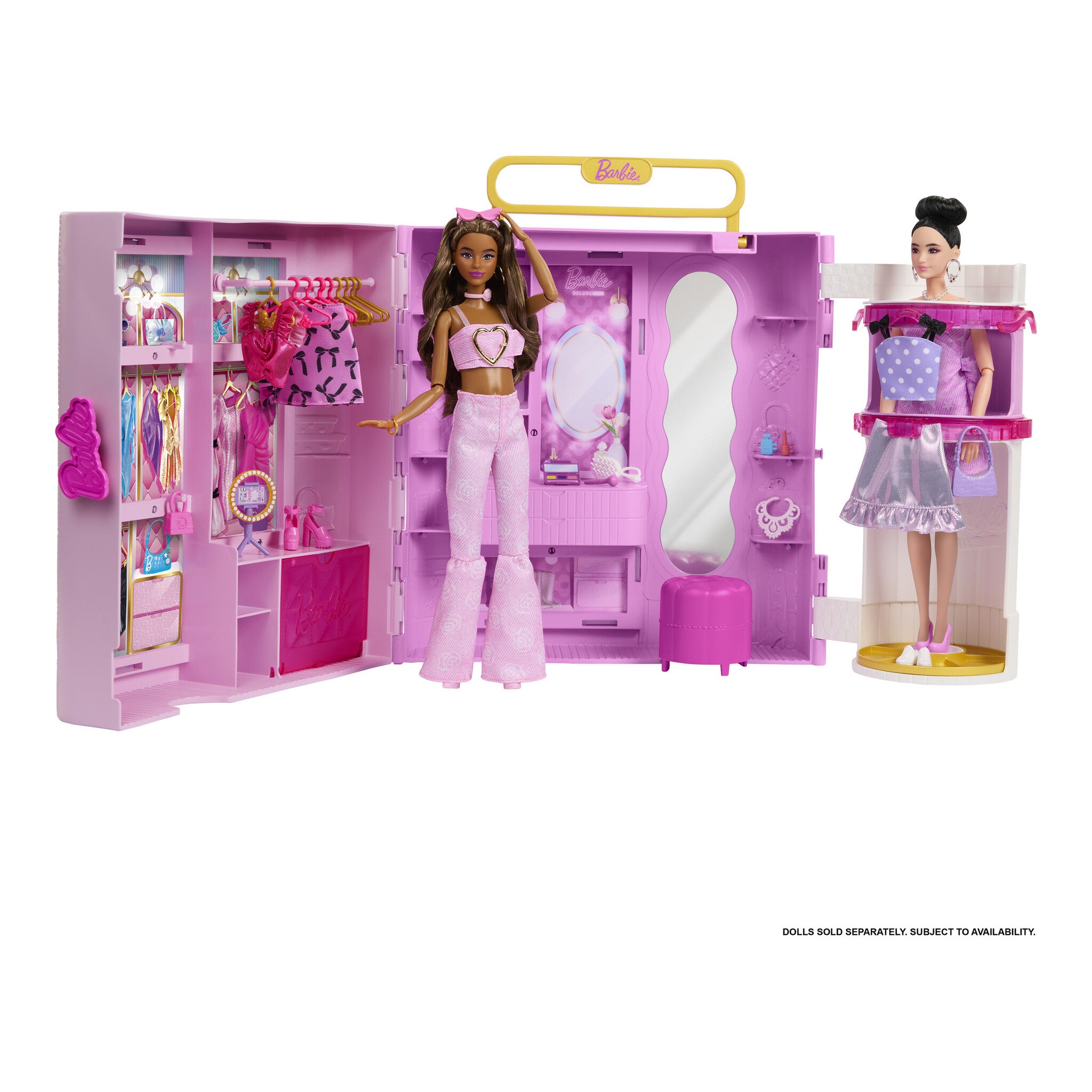 Barbie Deluxe Style Closet Playset with Spin & Style Dressing Room