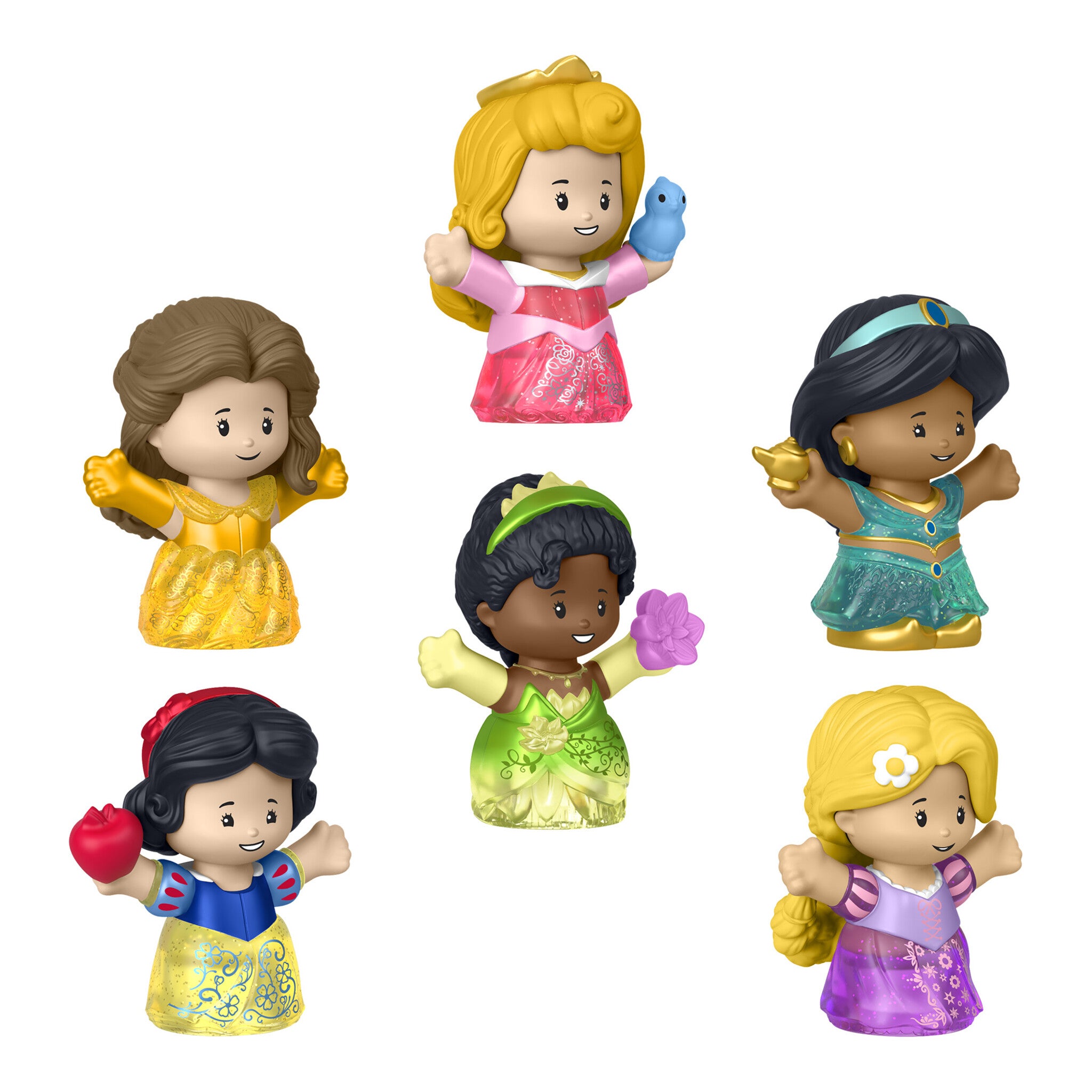 Fisher-Price Little People Disney Princess Shimmer Gowns Figure Set