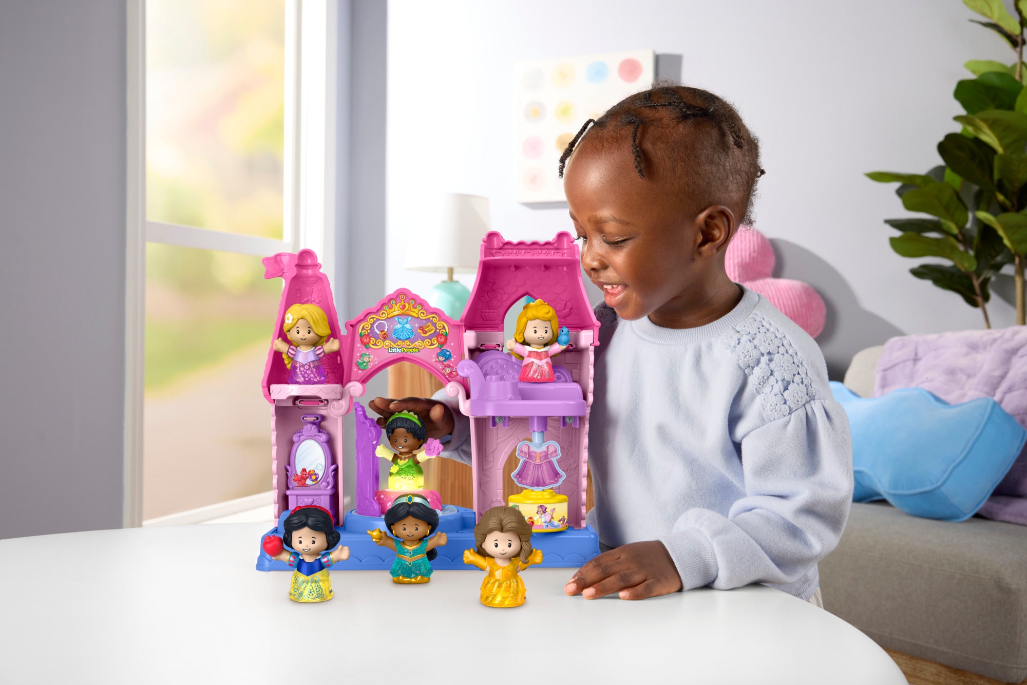 Fisher-Price Little People Disney Princess Shimmer Gowns Figure Set