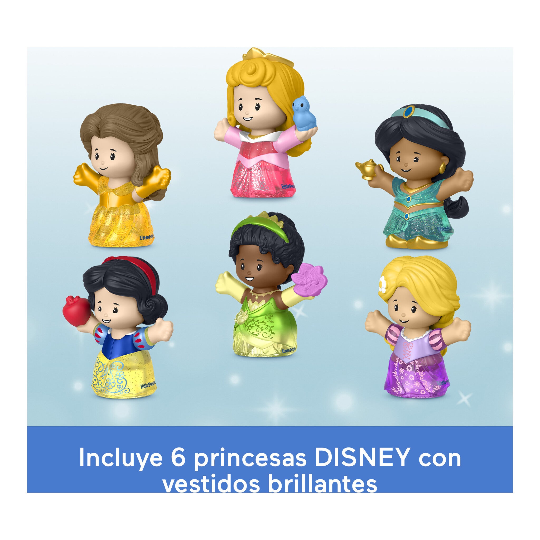 Fisher-Price Little People Disney Princess Shimmer Gowns Figure Set