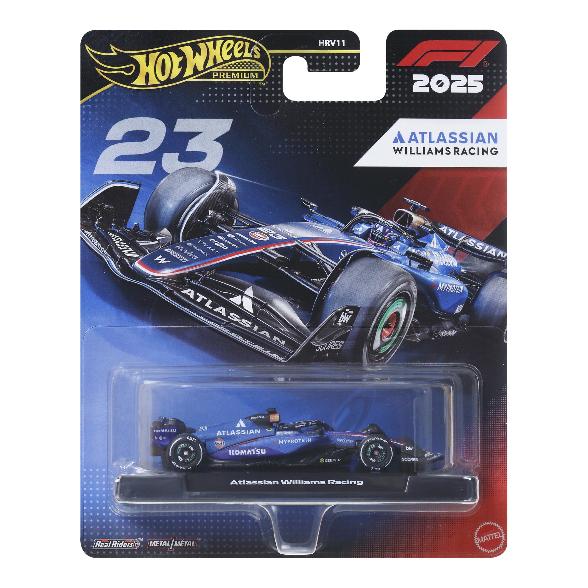 Hot Wheels Premium Formula 1 Williams Racing Alexander Albon #23