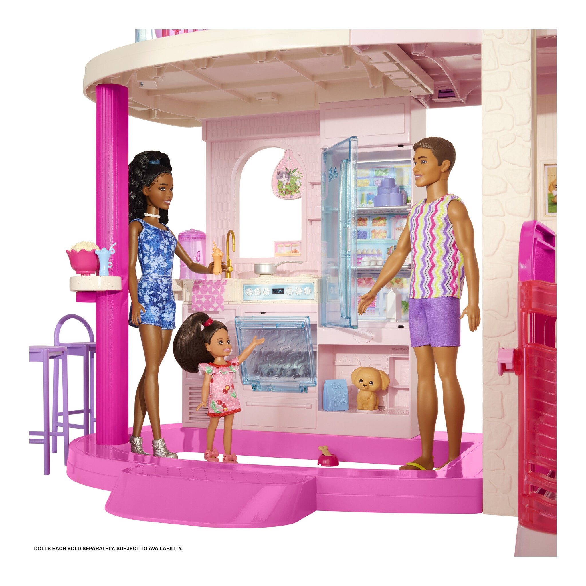 Barbie DreamHouse Dollhouse 2026 with 2 Pools, 2 Slides and 65+ Accessories