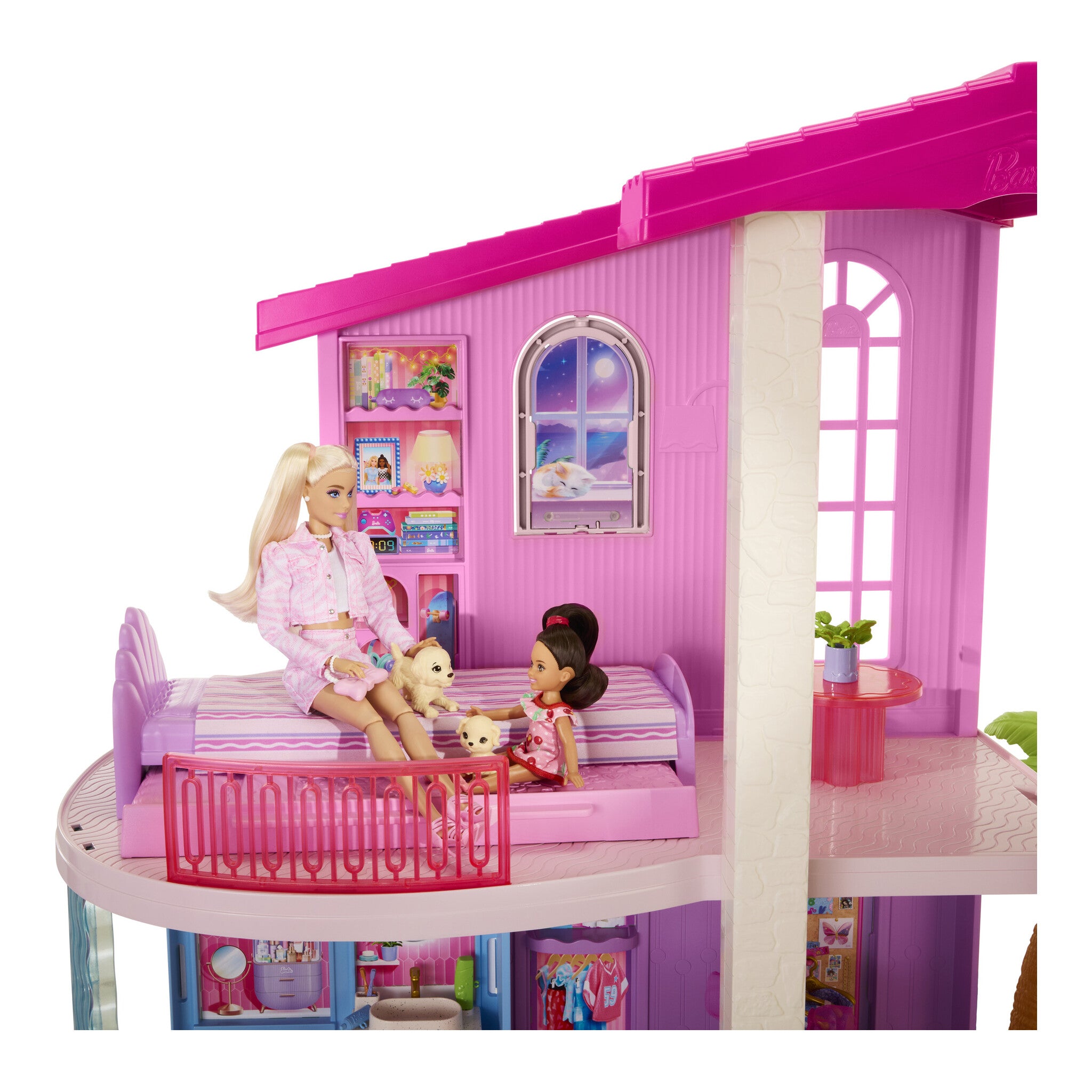 Barbie DreamHouse Dollhouse 2026 with 2 Pools, 2 Slides and 65+ Accessories