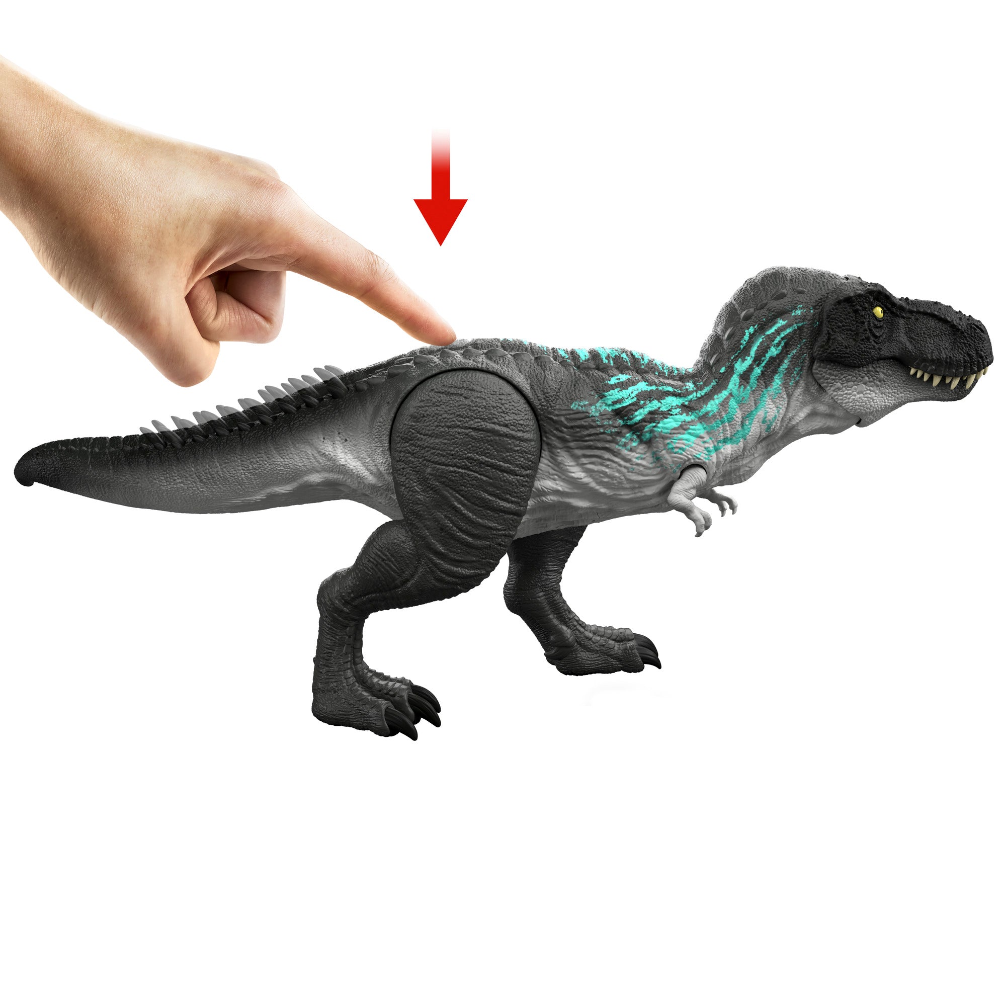 Mattel Jurassic World Muscle Madness T-Rex Action Figure