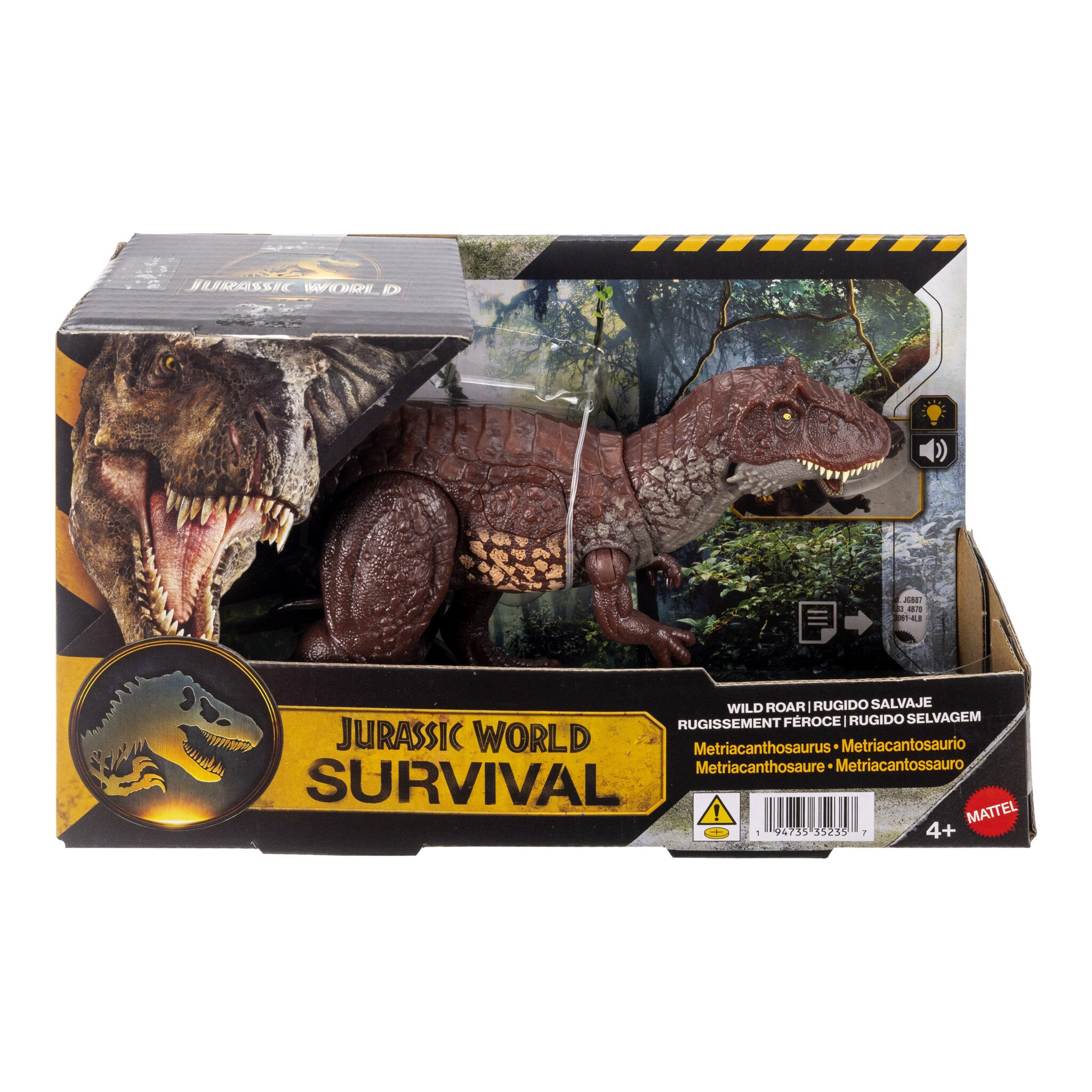Jurassic World Wild Roar Metriacanthosaurus Dinosaur Action Figure
