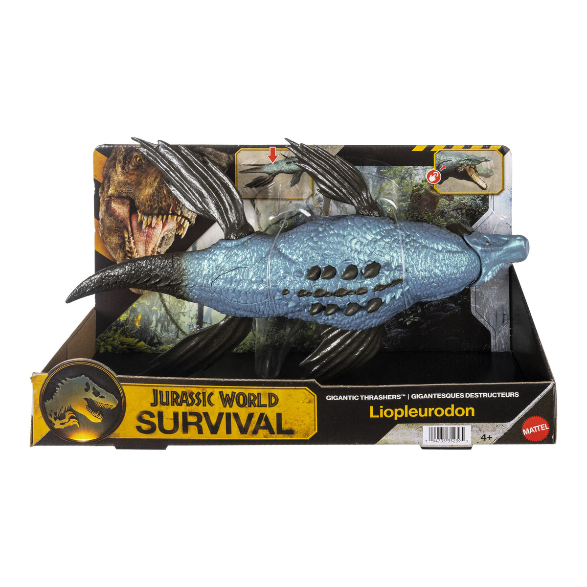 Jurassic World Gigantic Thrashers Liopleurodon Dinosaur Figure