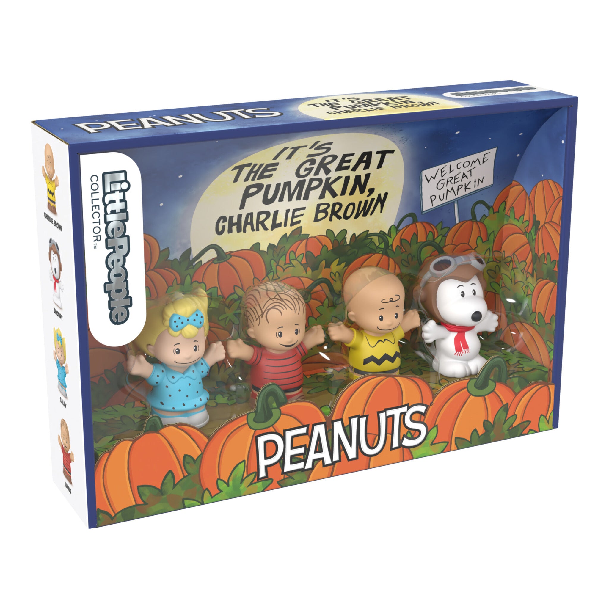 Fisher-Price Little People Collector Peanuts It’s the Great Pumpkin, Charlie Brown Set