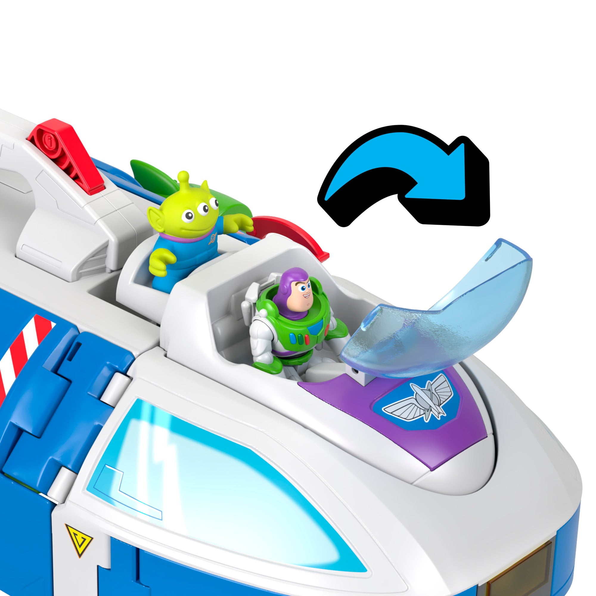 Imaginext Disney Pixar Toy Story 3-in-1 Transforming Buzz Lightyear Ship