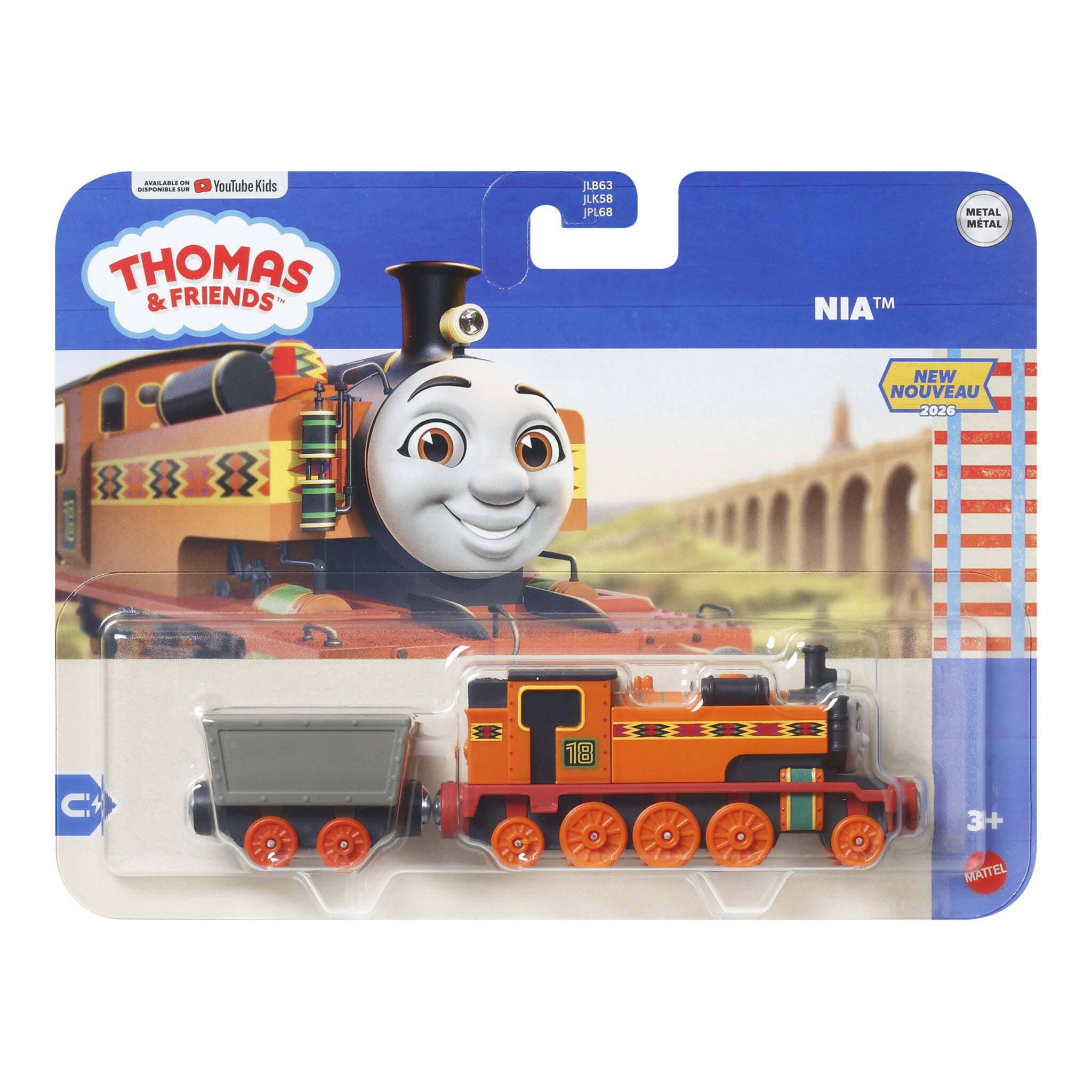 Thomas & Friends Deluxe Die-Cast Engine 2-Pack – Nia and Tender