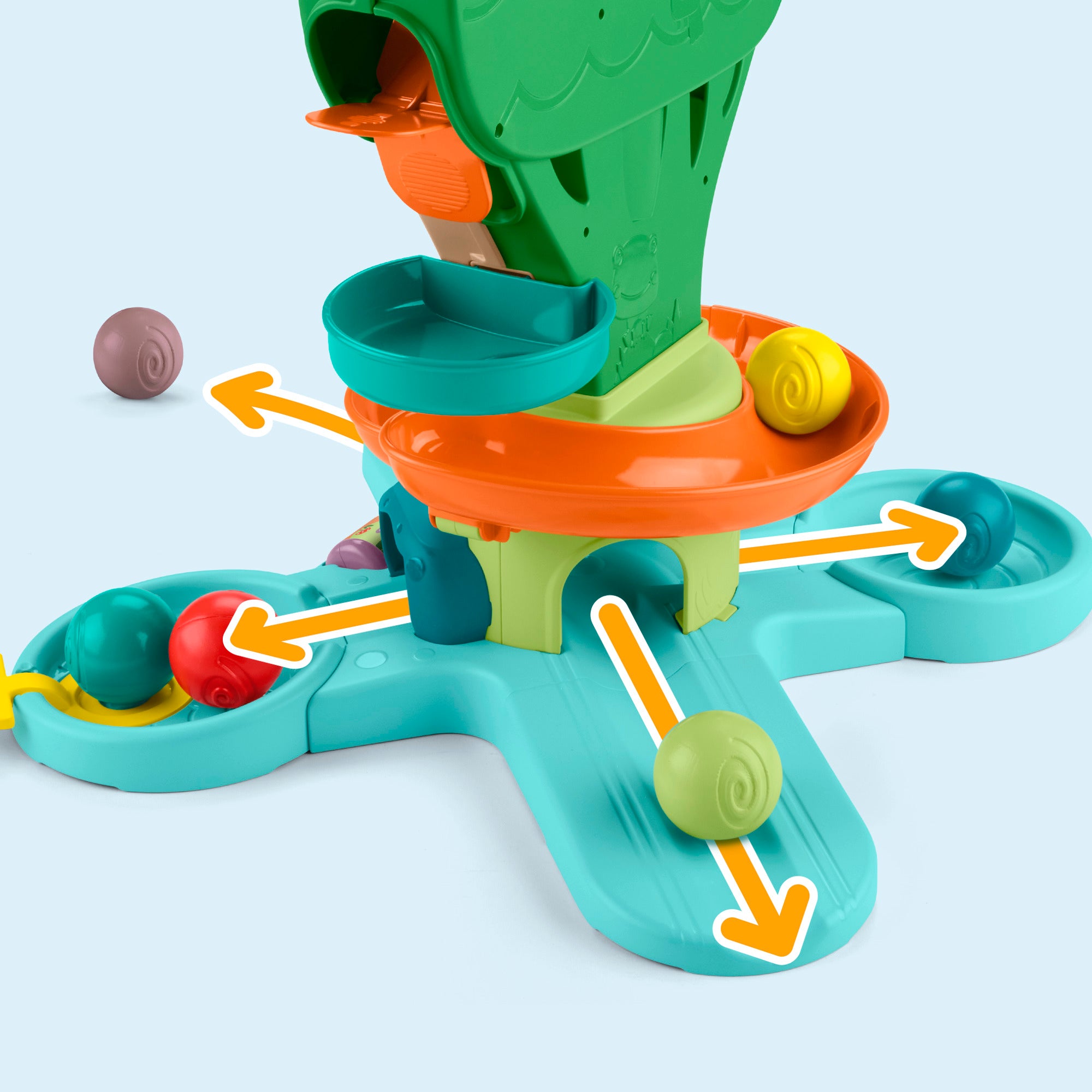 Fisher-Price Sit-To-Stand Jungle Tree Musical Ball Drop Activity Centre