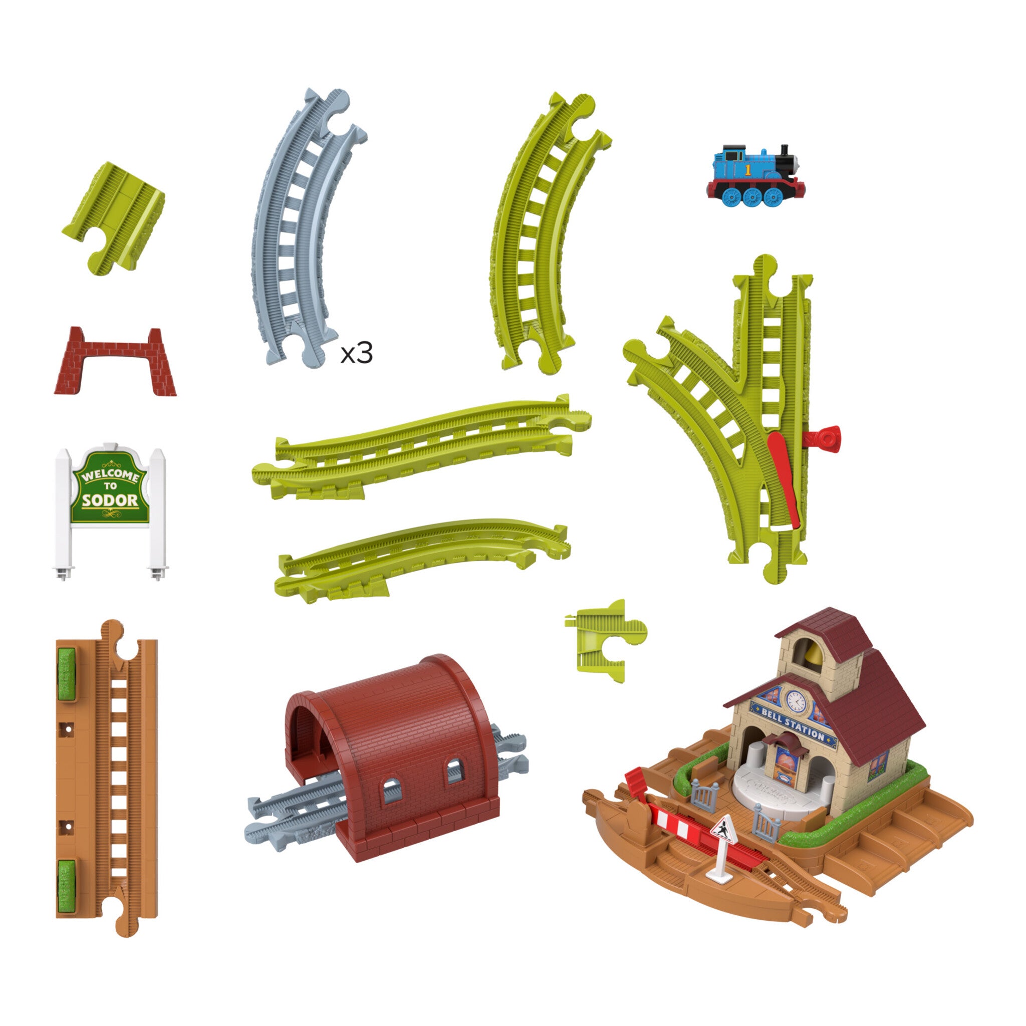 Thomas & Friends Bell Station Push-Along Train Set