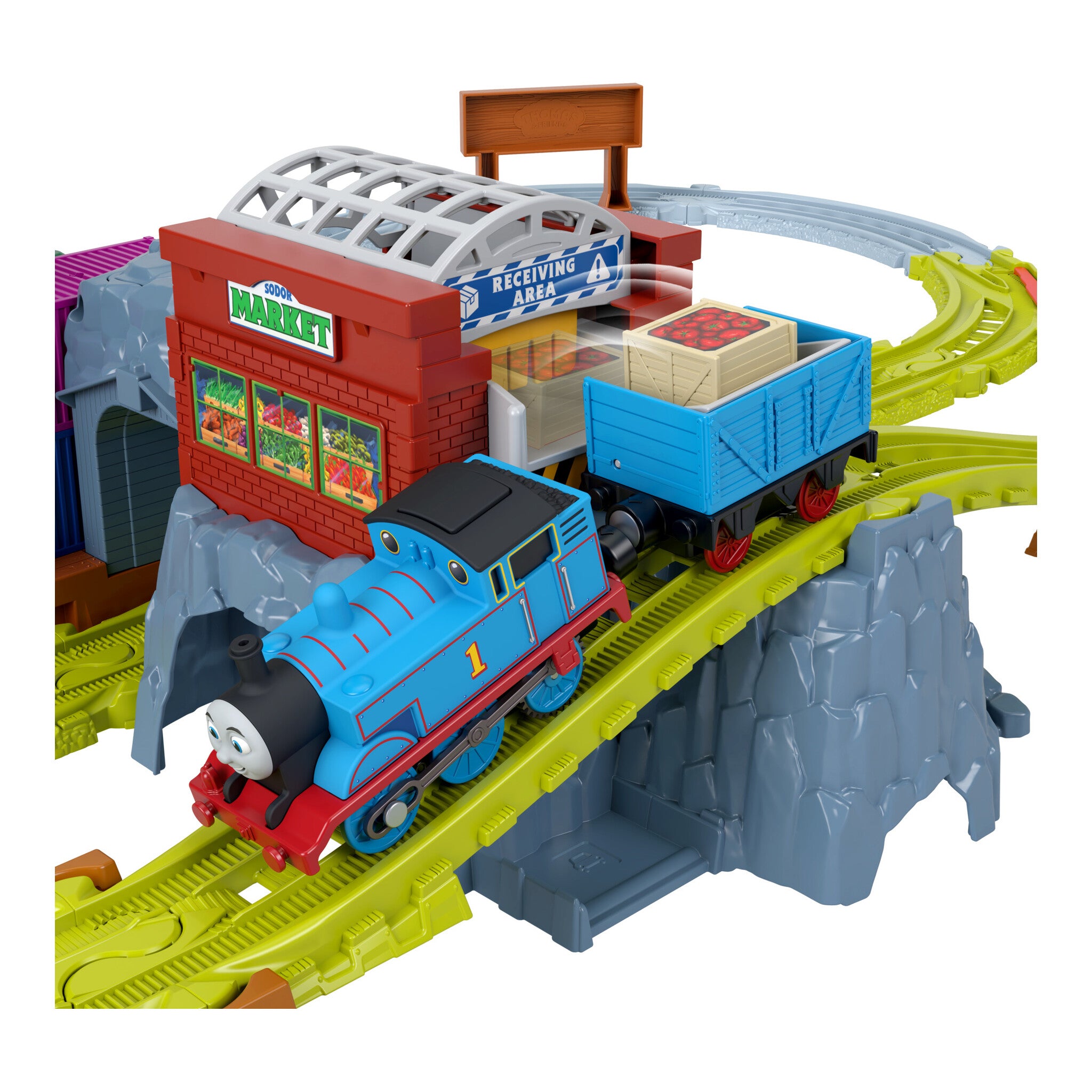 Thomas & Friends Cranky's Dockside Delivery Motorised Train Set