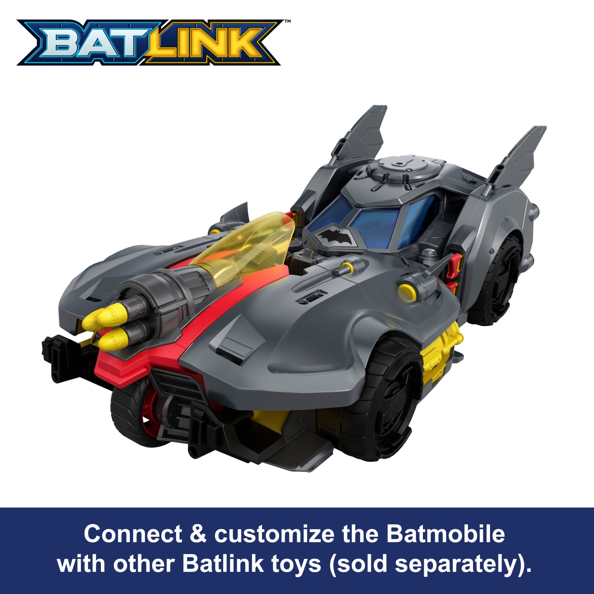 Mattel DC Premier Batmobile Vehicle with Bat-Drone