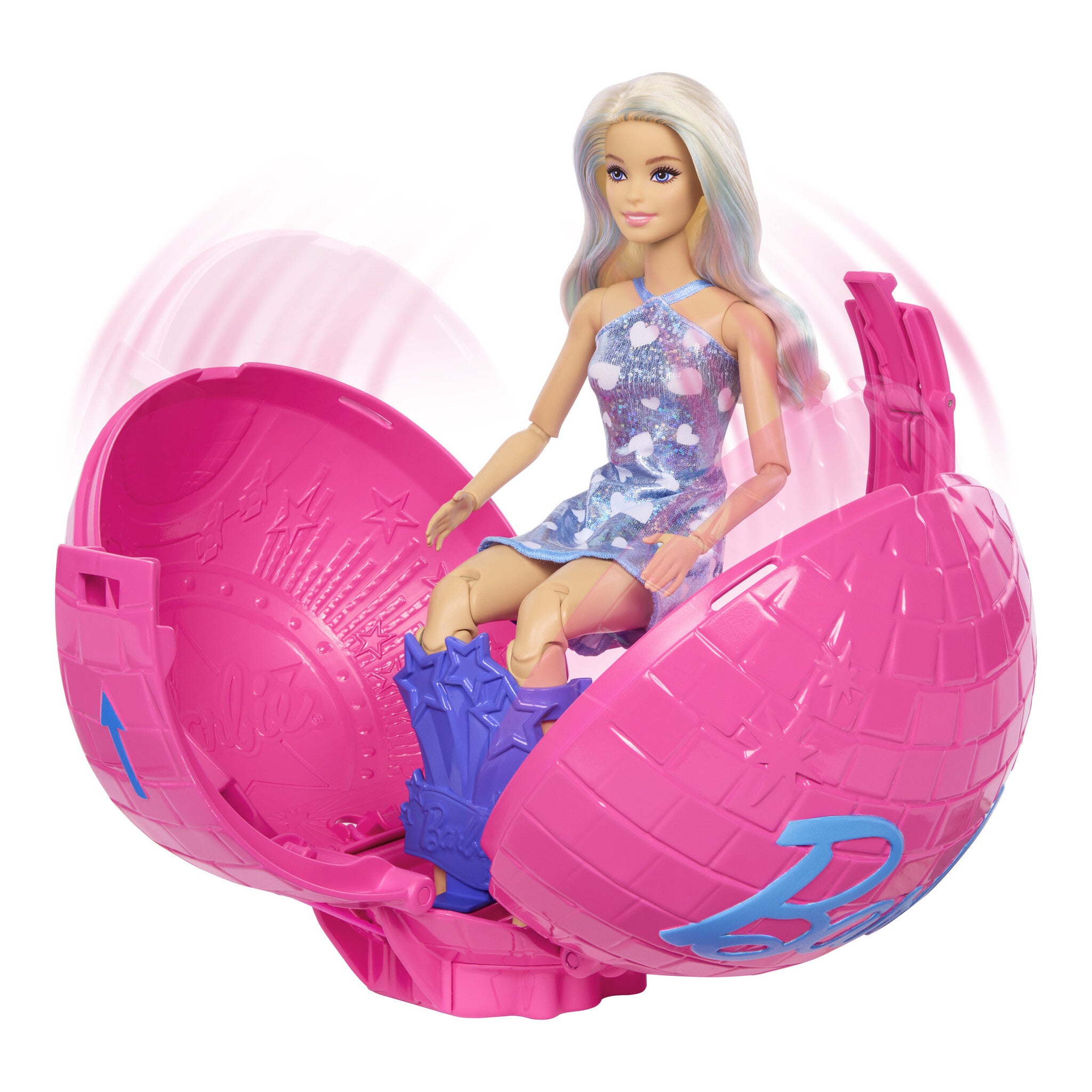 Barbie Roll and Reveal Careers Burst Ball Pop Star Doll & Accessories