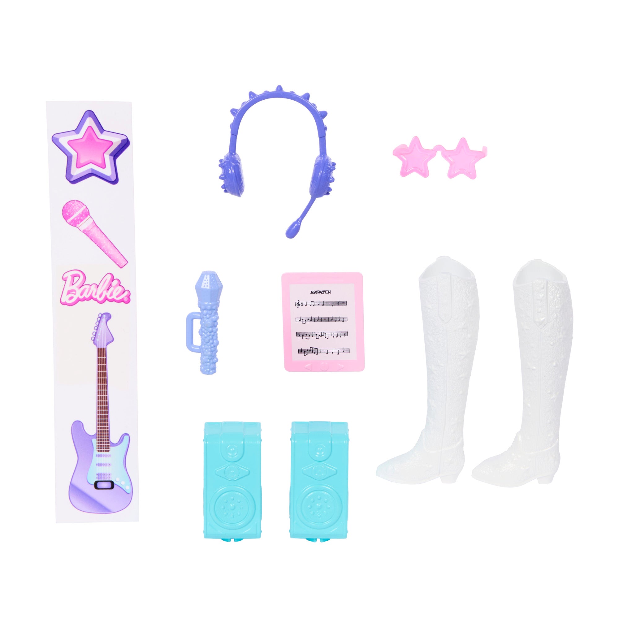 Barbie Roll and Reveal Careers Burst Ball Pop Star Doll & Accessories