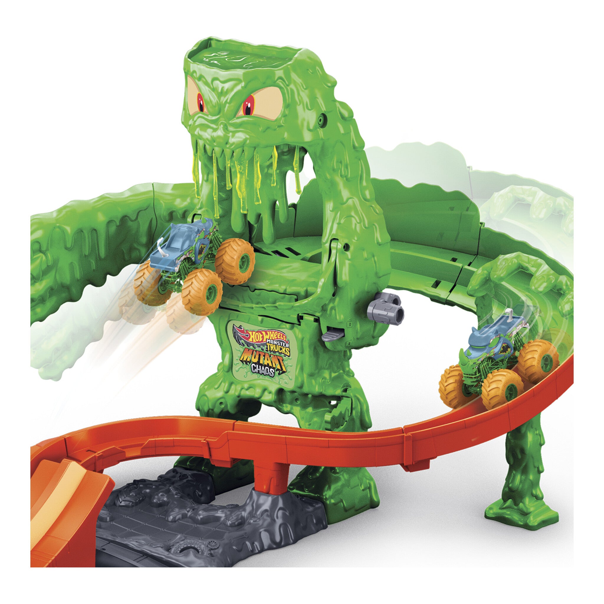 Hot Wheels Monster Trucks Mutant Chaos Ooze Monster Playset