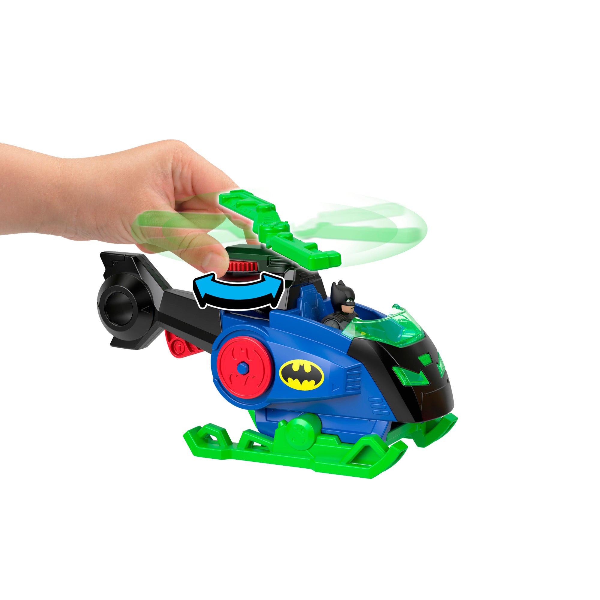 Imaginext DC Super Friends Batman Batcopter vs Man-Bat Set